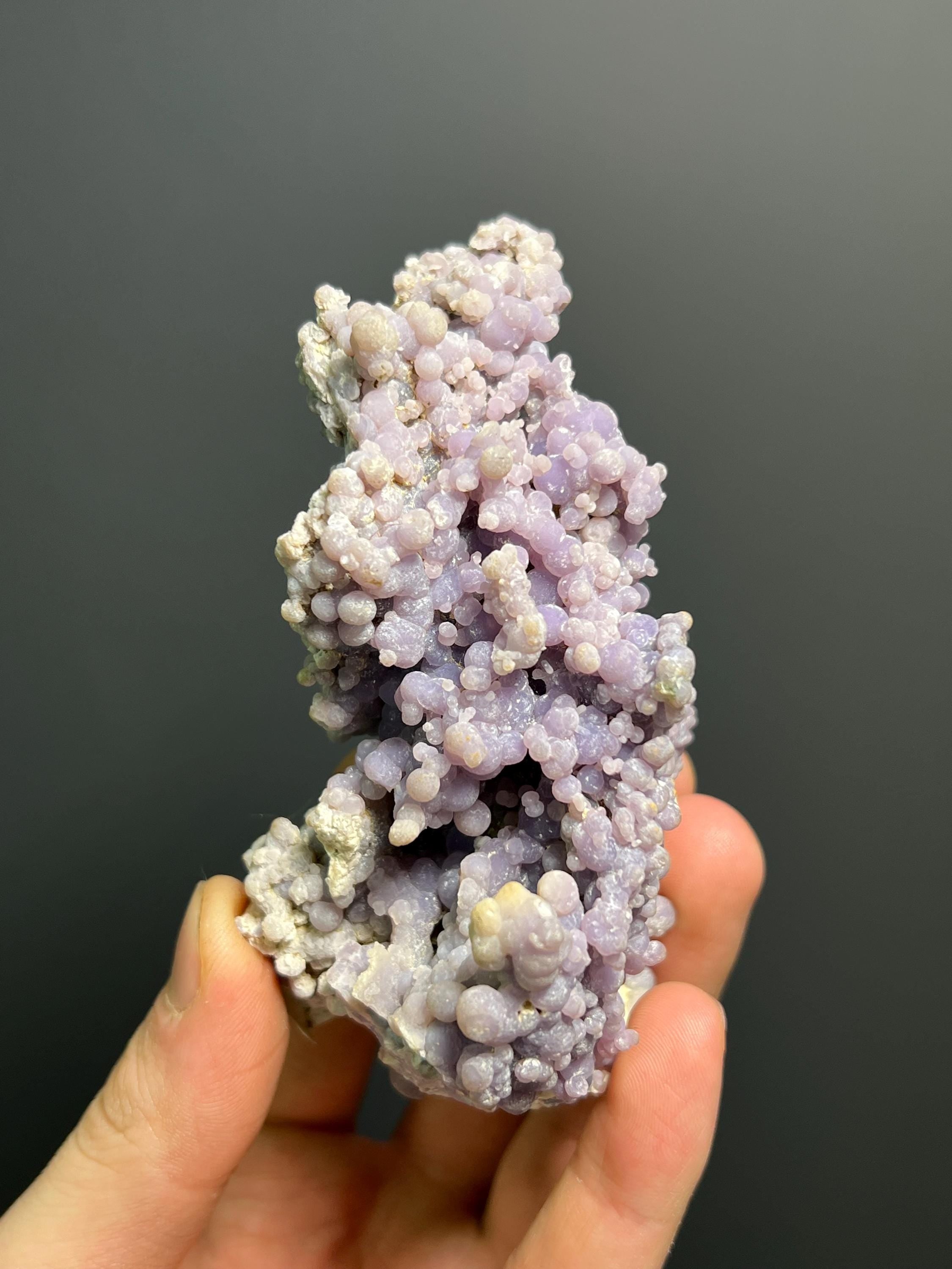 Grape Agate Chalcedony - Indonesia - Crystal Gemstone AE 