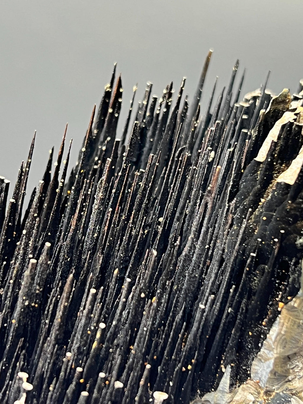 Museum Grade, Velvet Function Stalactite Goethtie, For Special Collection - Crystal Gemstone AE 