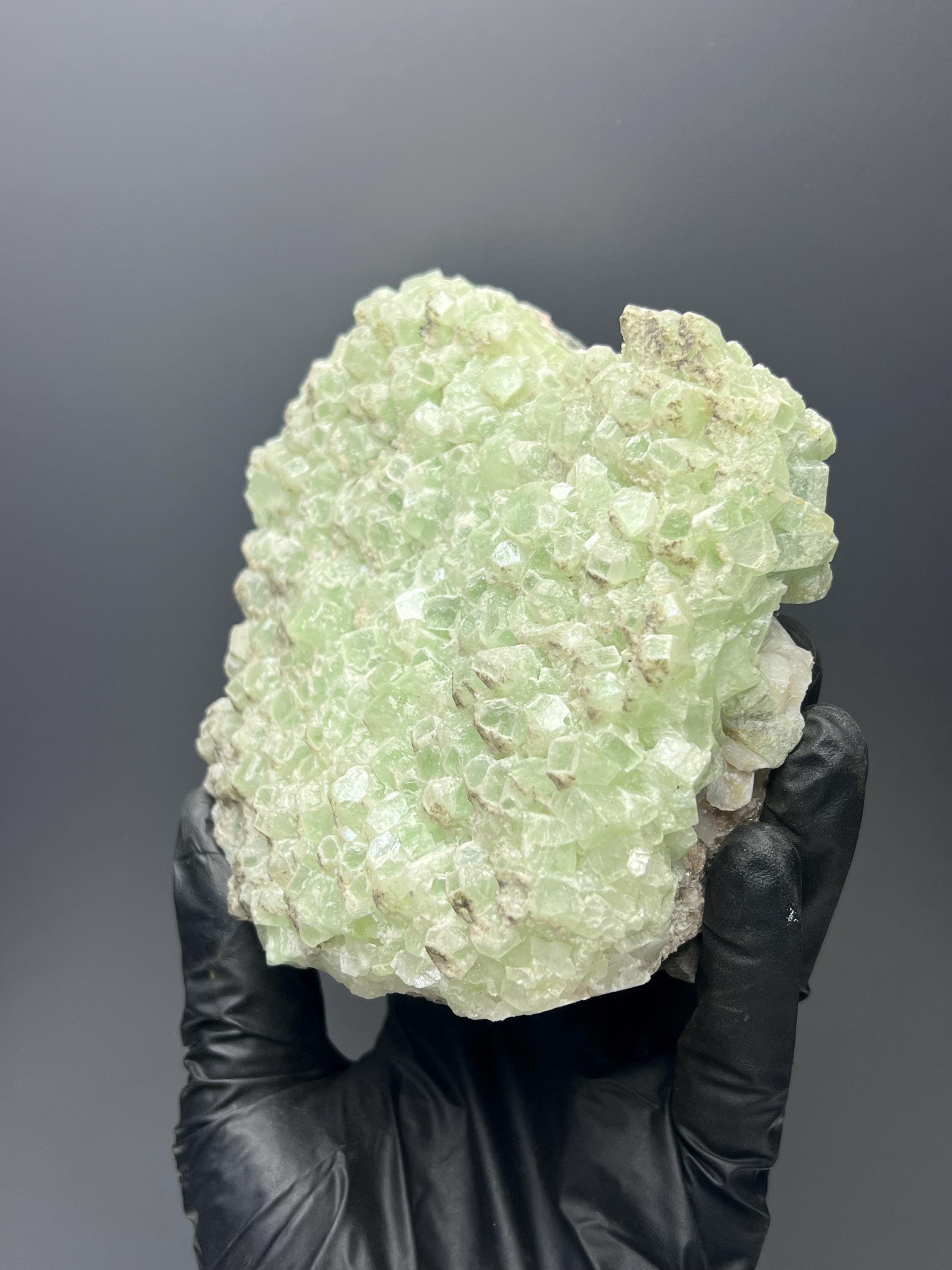 Indian Apophyllite Specimen: "Bringer of Light" Crystal - Crystal Gemstone AE 