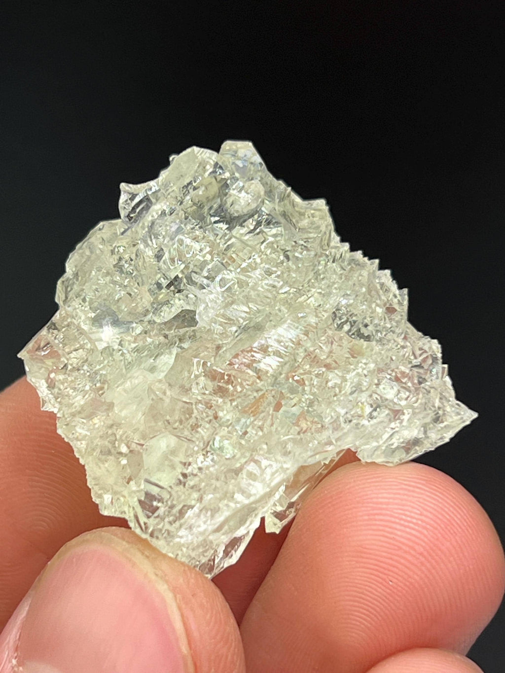 Special Natural Etched Topaz Specimen - Crystal Gemstone AE 