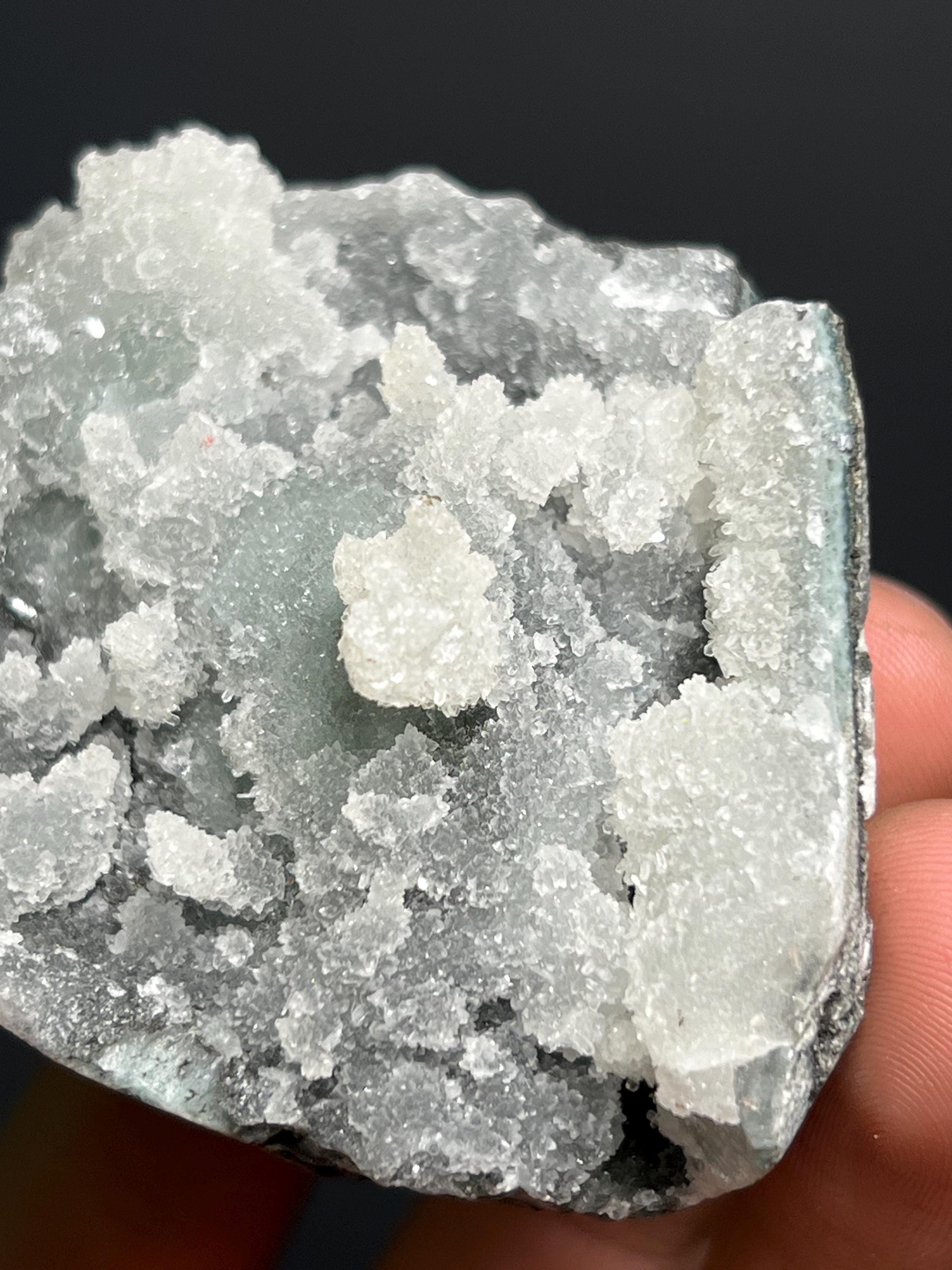 Chalcedony Druzy - Peru - Crystal Gemstone AE 