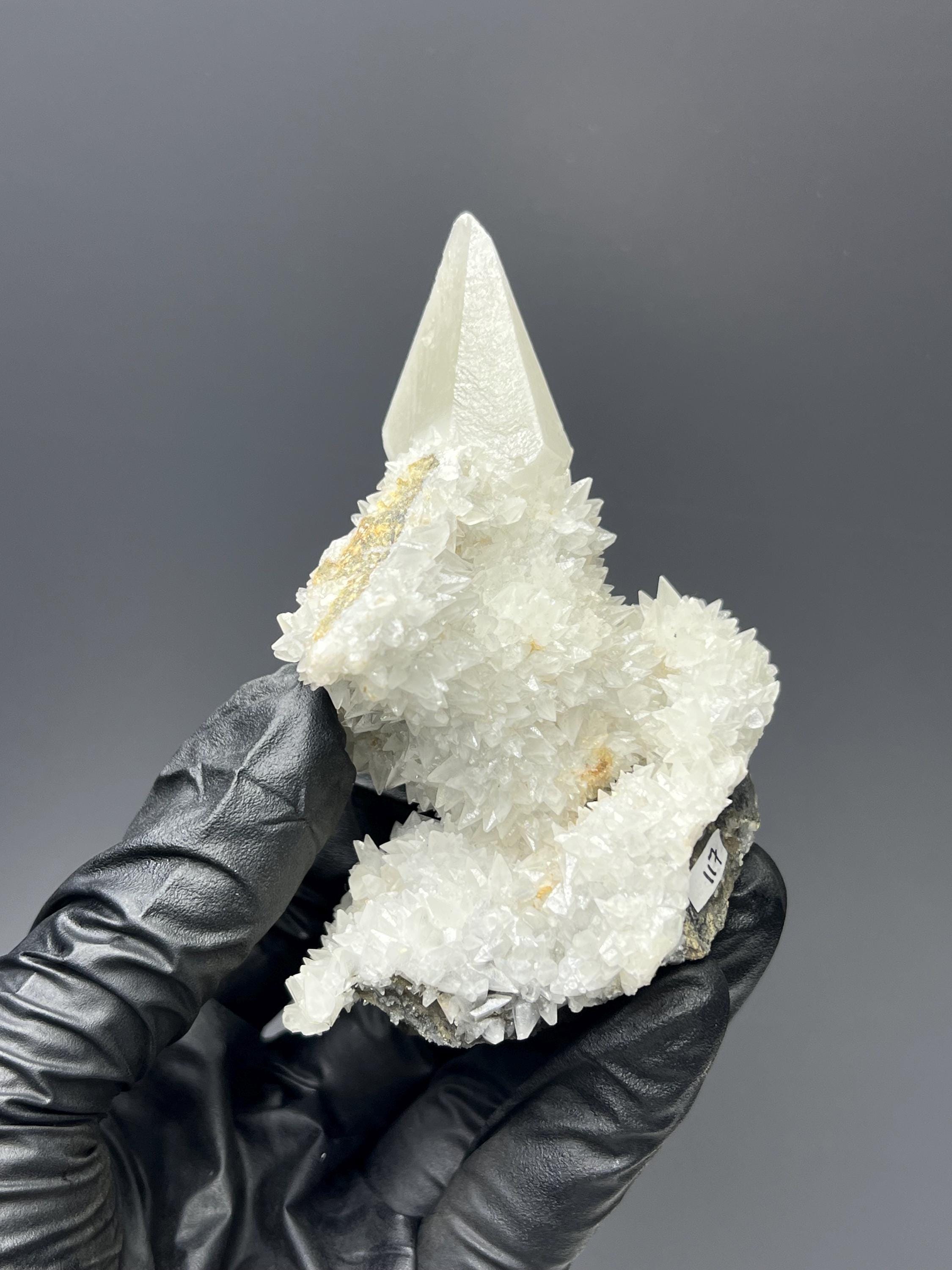 Crystal Calcite Cluster - Crystal Gemstone AE 