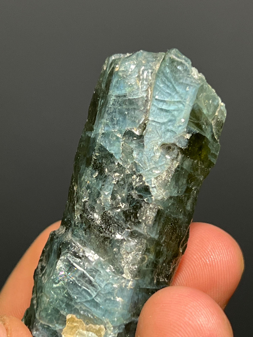 Apatite Var. Fluorapatite - Russia - Crystal Gemstone AE 