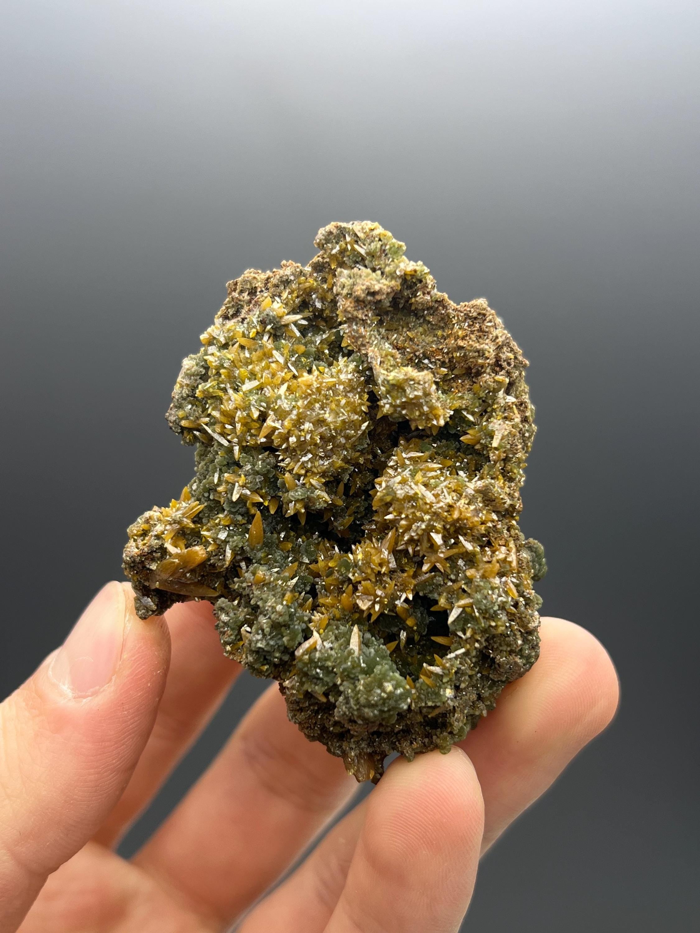 Wulfenite Mimetite, From Austria - Crystal Gemstone AE 