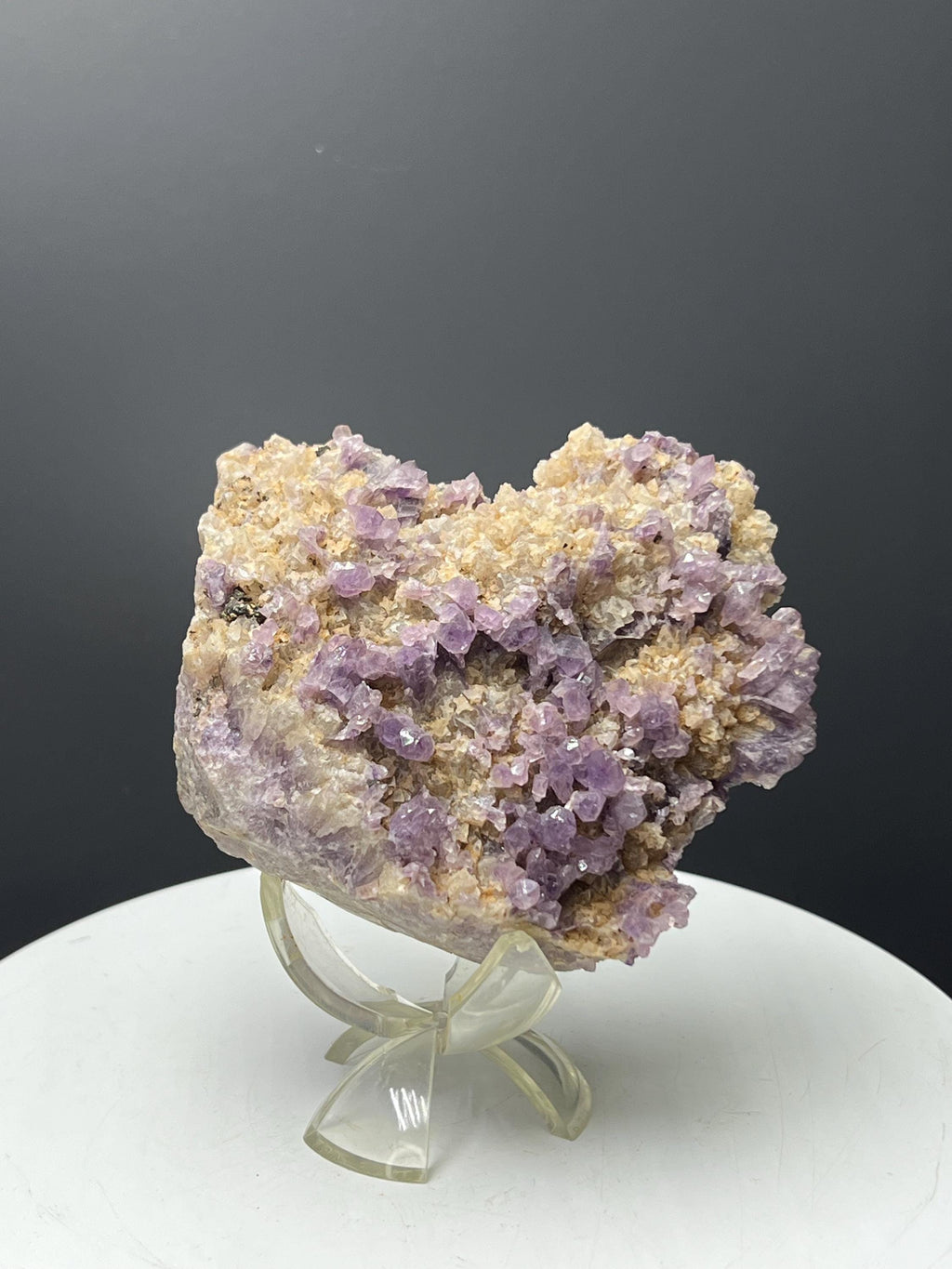 Flower Amethyst Crystals On Matrix - Crystal Gemstone AE 