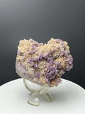 Flower Amethyst Crystals On Matrix - Crystal Gemstone AE 