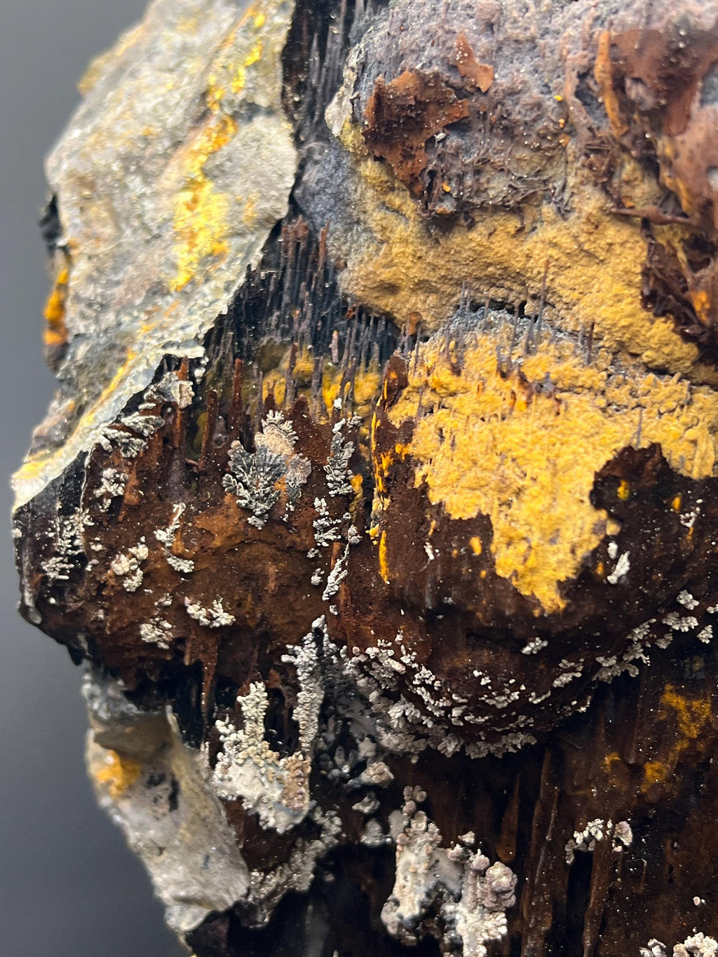 Museum Quality! Extra Big, Limonite And Specularite With Stalactite Goethite, For Special Collection - Crystal Gemstone AE 