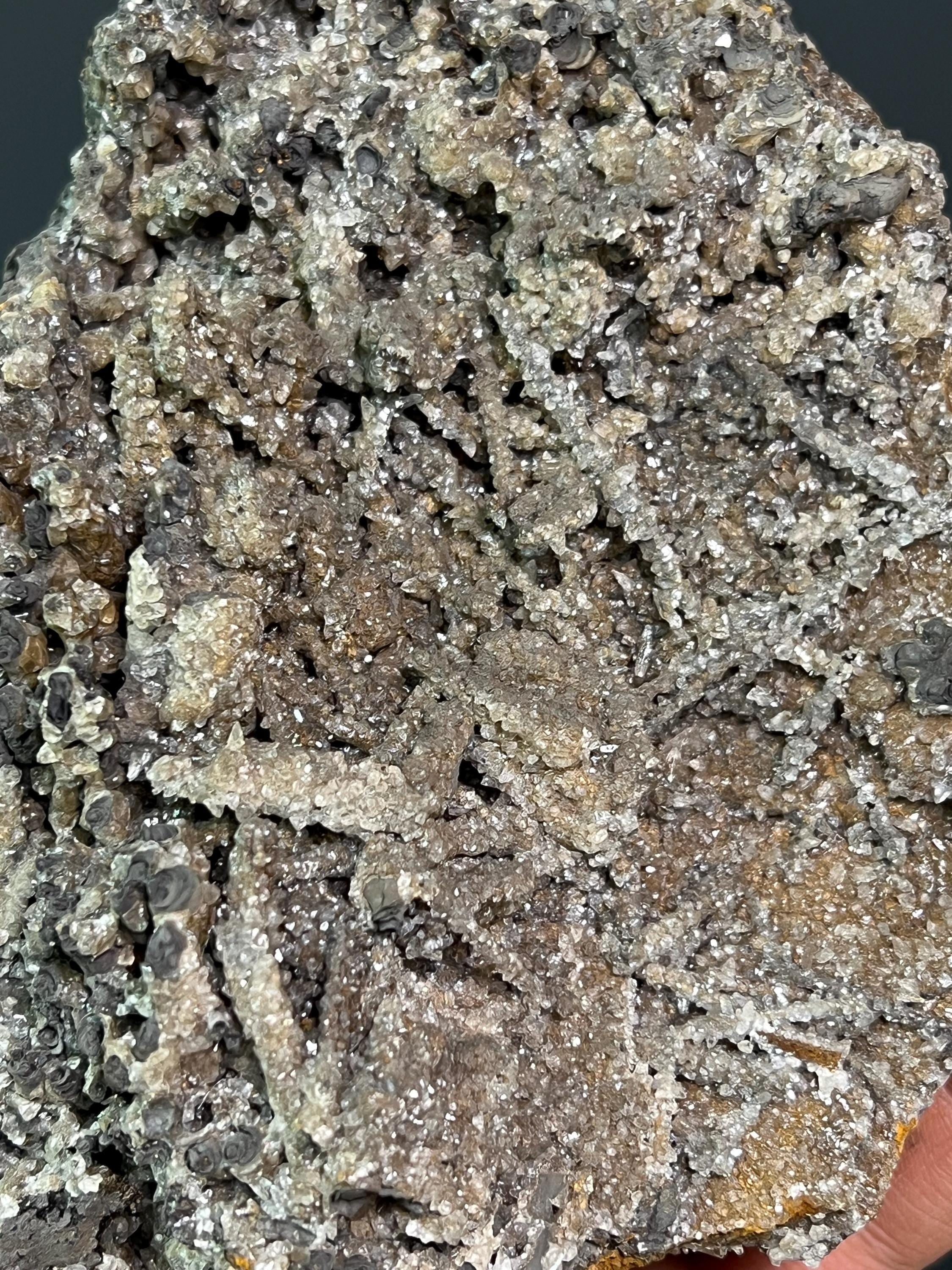 Crystal Calcite With Special Formation Stalactite Goethite - Crystal Gemstone AE 