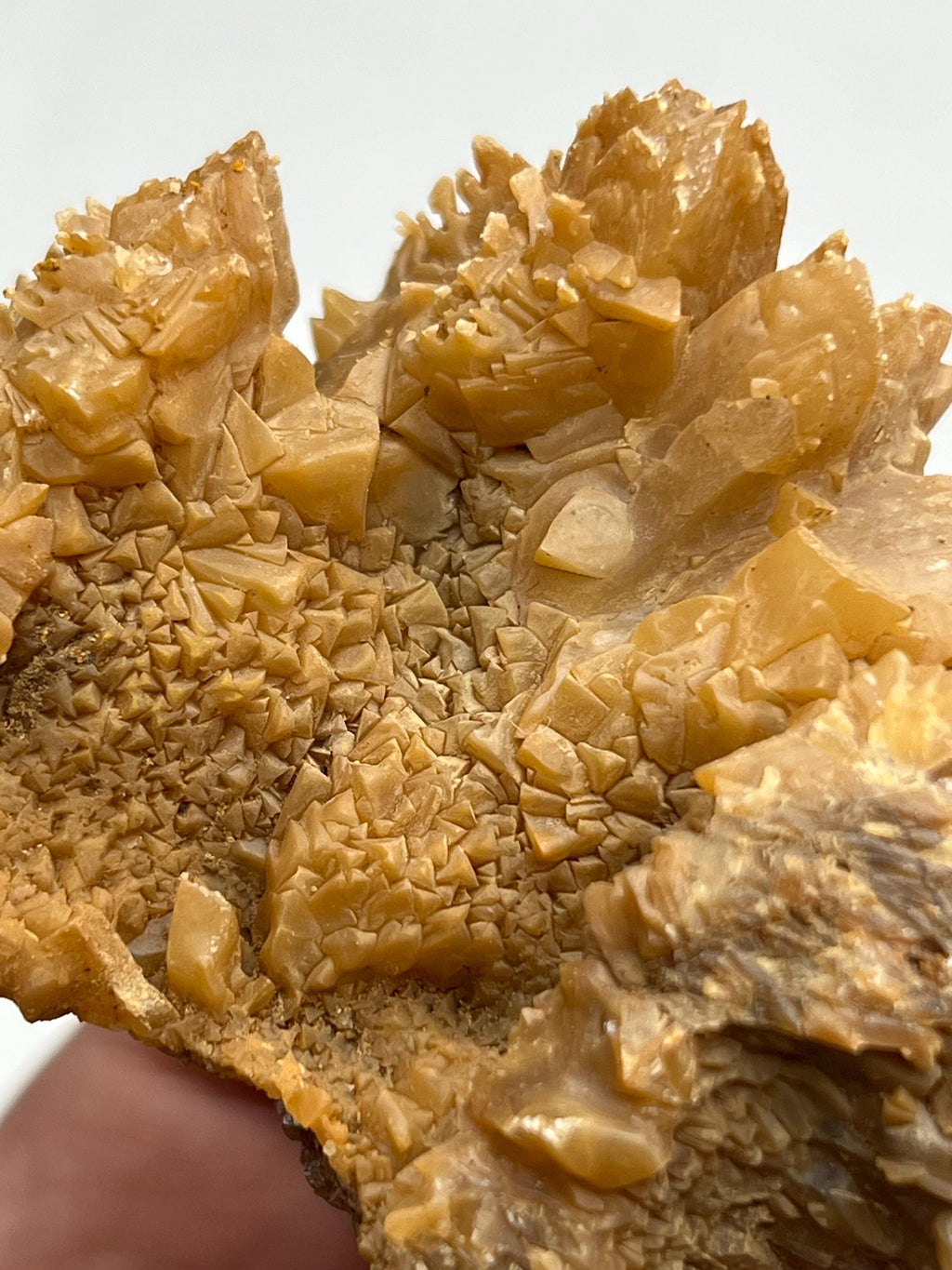 Orange Crystal Calcite Mineral, From Turkey - Crystal Gemstone AE 