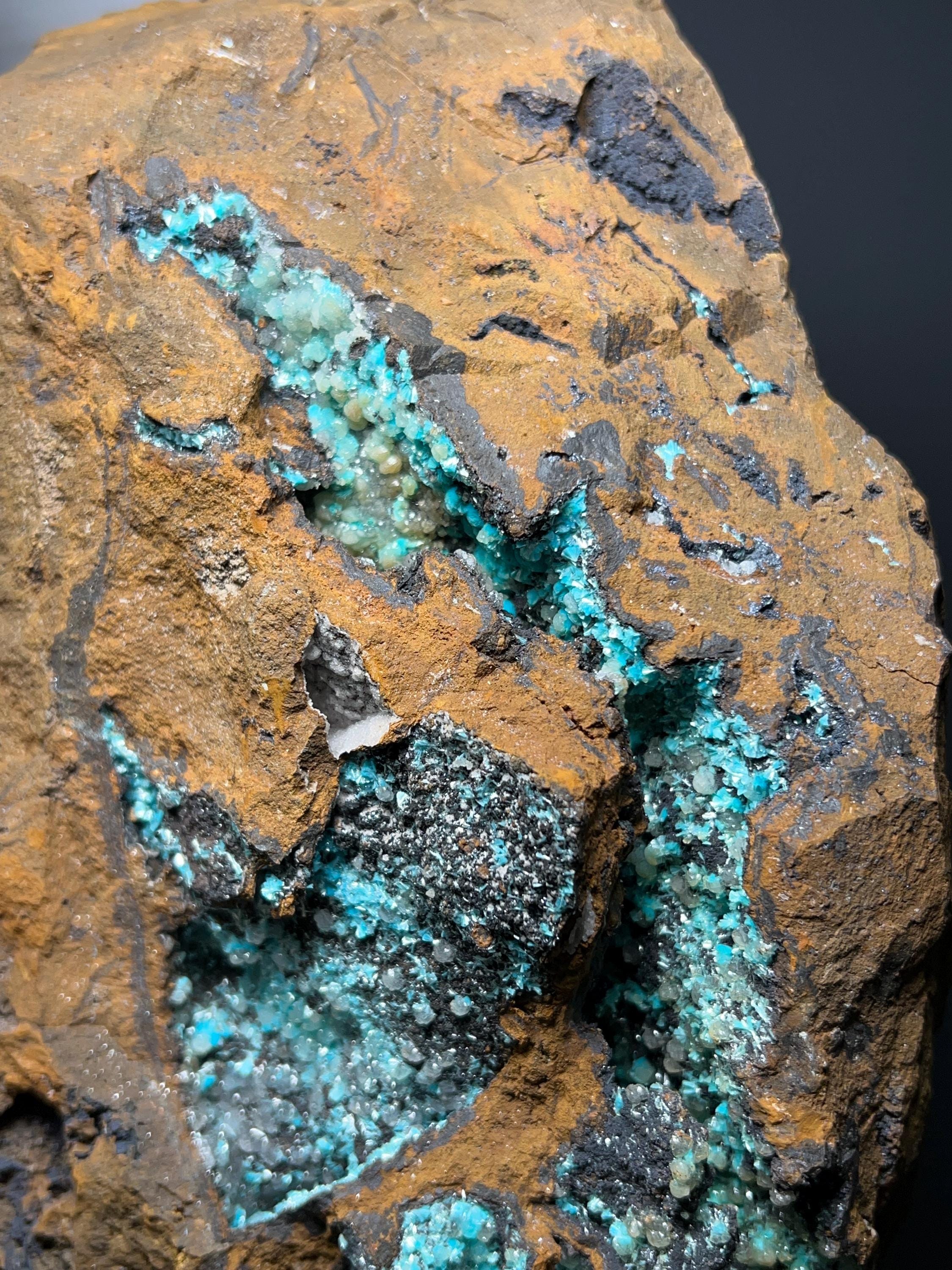 Museum Grade, Large Size Aurichalcite - Crystal Gemstone AE 