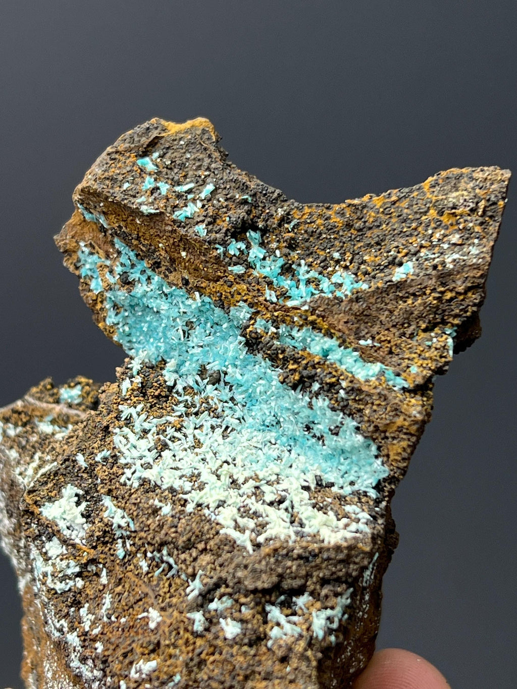 Double Sided Aurichalcite Specimen - Crystal Gemstone AE 