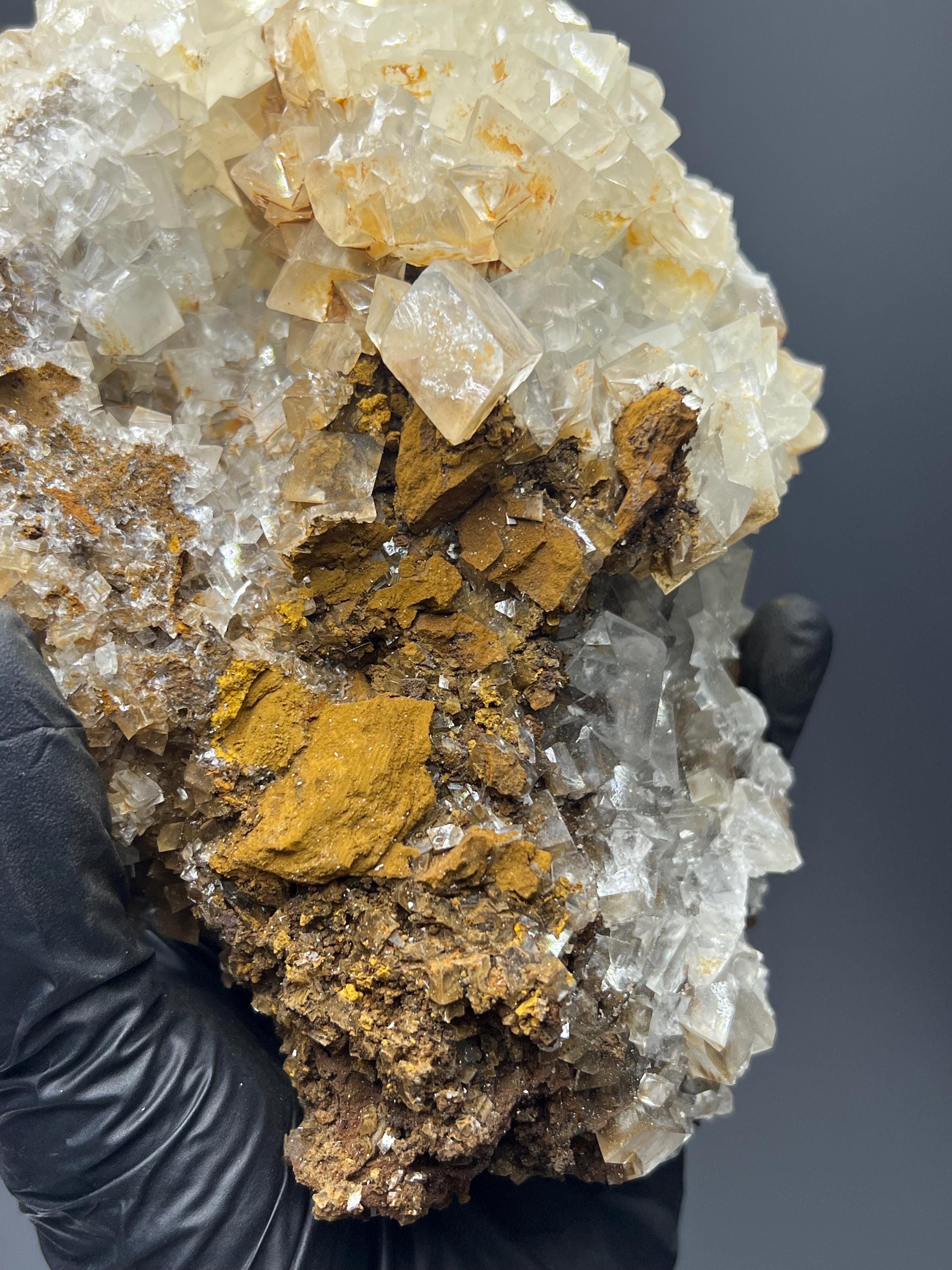 Clear Crystal Calcite Specimen - Crystal Gemstone AE 