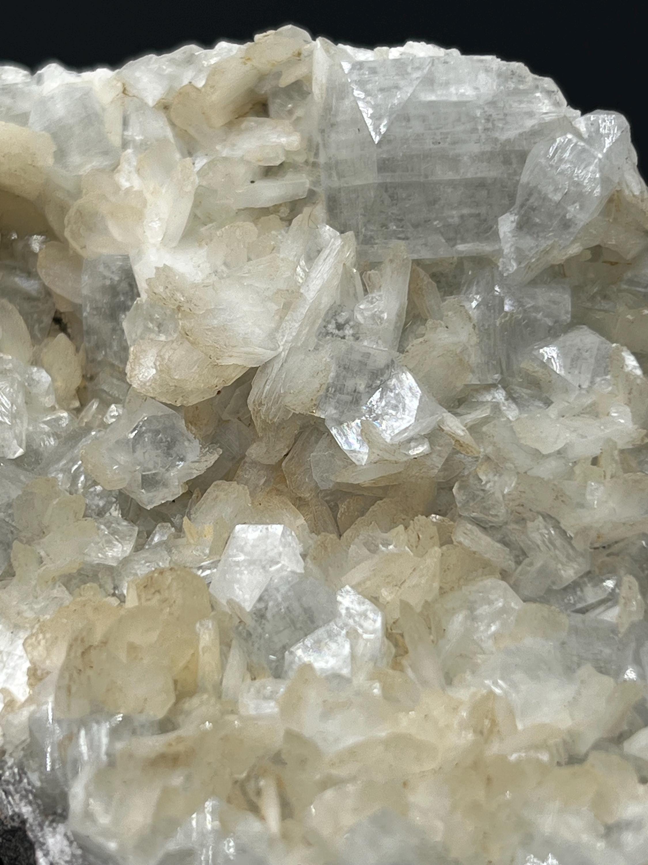 Fluorapophyllite And Apophyllite With Stilbite - Crystal Gemstone AE 