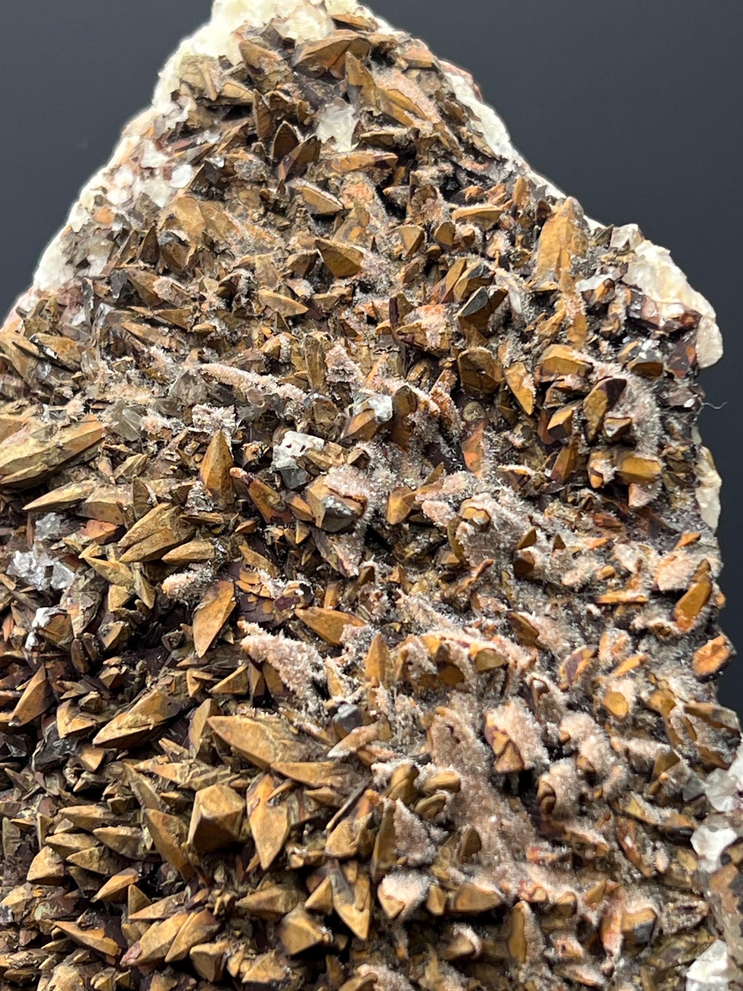 Large Size Feather Brown Crystal Calcite Specimen