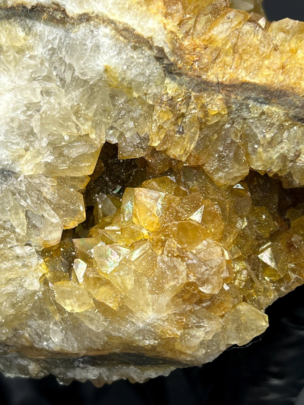 Iridescent Citrine Specimen - West Anatolia, Turkey - Crystal Gemstone AE 