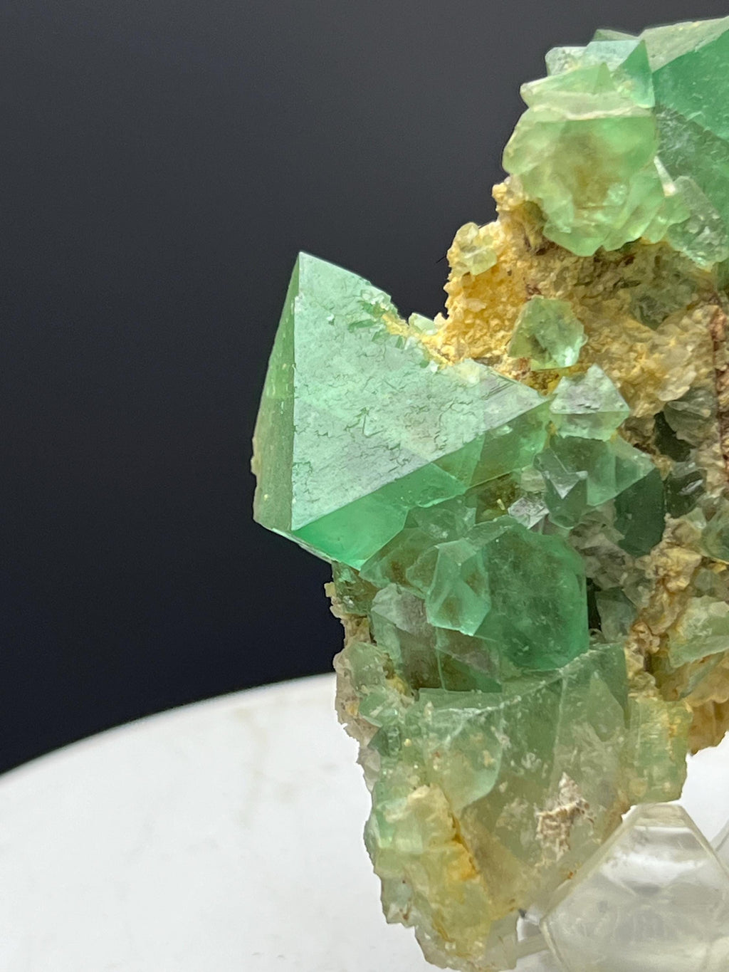 Special! Emerald Fluorite Specimen - Crystal Gemstone AE 