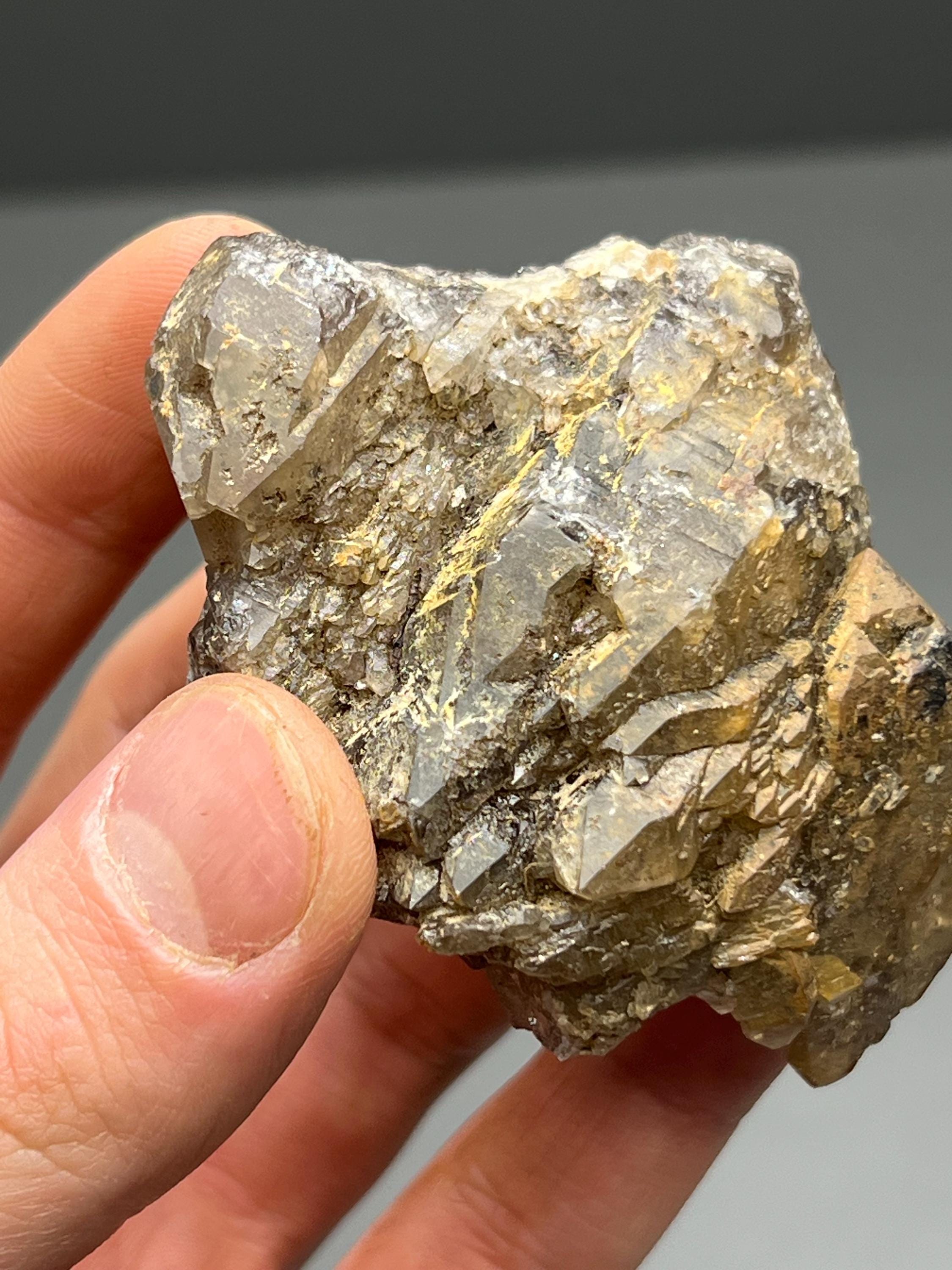 Very Special, 2 Sided Elestial Smoky Quartz, From Turkey - Crystal Gemstone AE 