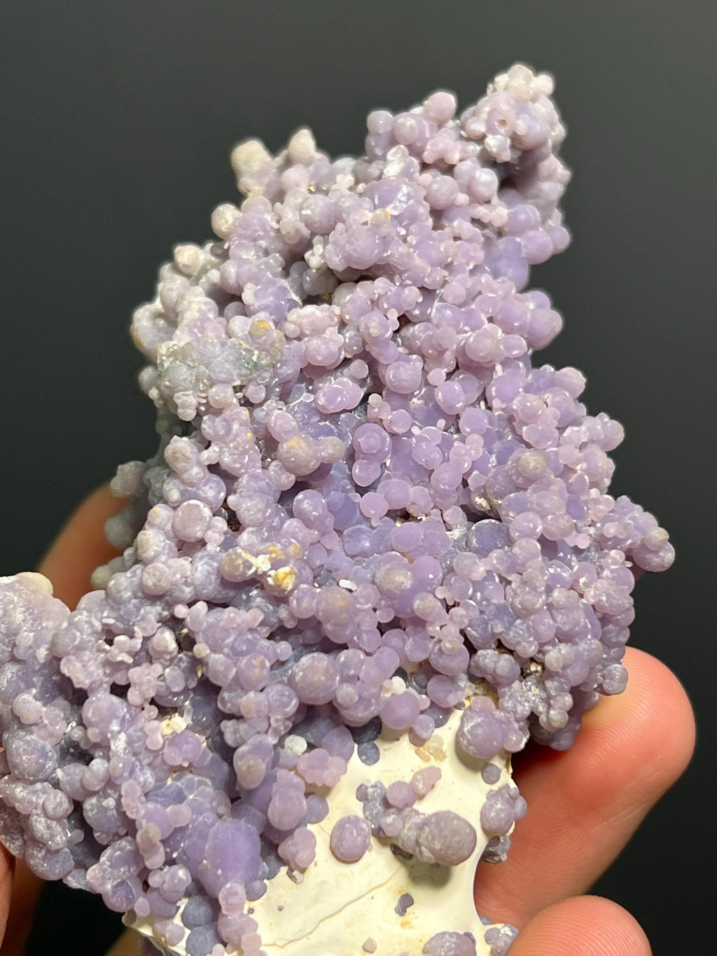 Grape Agate Chalcedony - Indonesia - Crystal Gemstone AE 