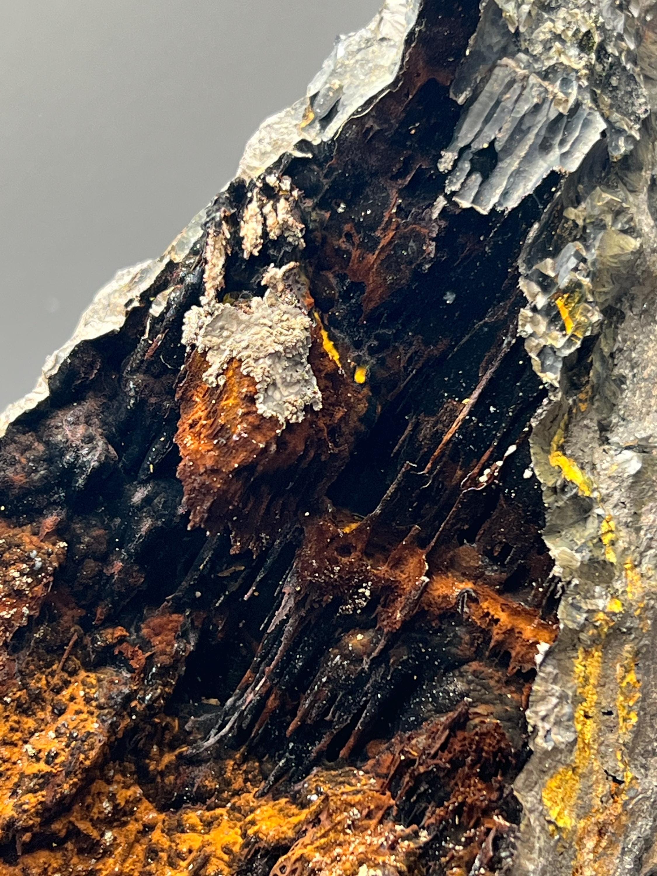 Museum Grade! Limonite And Specularite With Stalactites Goethite Specimen, For Special Collection - Crystal Gemstone AE 