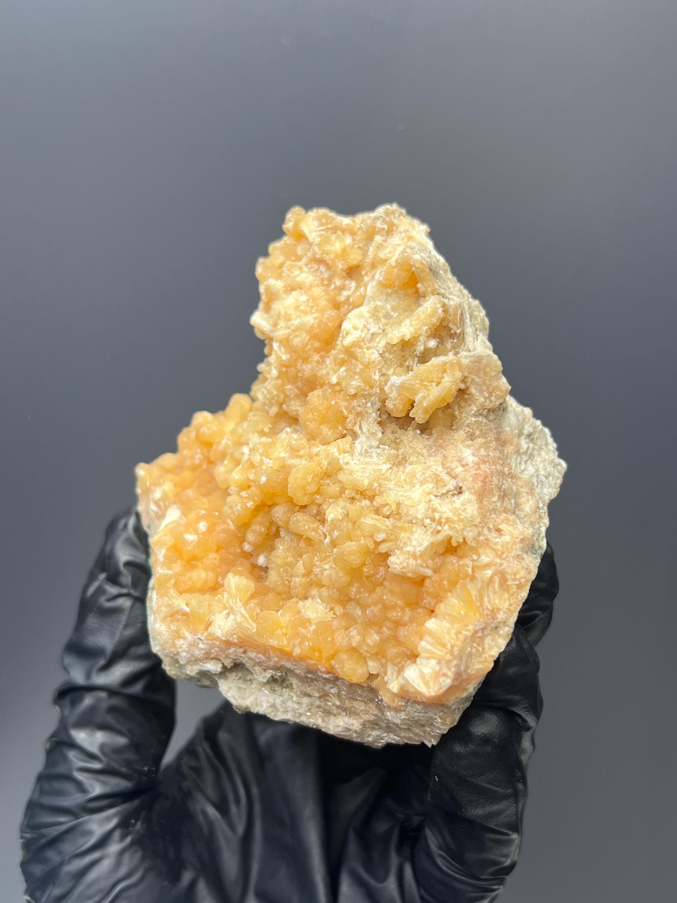 Stilbite Specimen - Mahodari India Zeolite Mineral - Crystal Gemstone AE 
