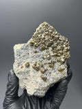 Brownish Color Garnet On Matrix Specimen - Crystal Gemstone AE 