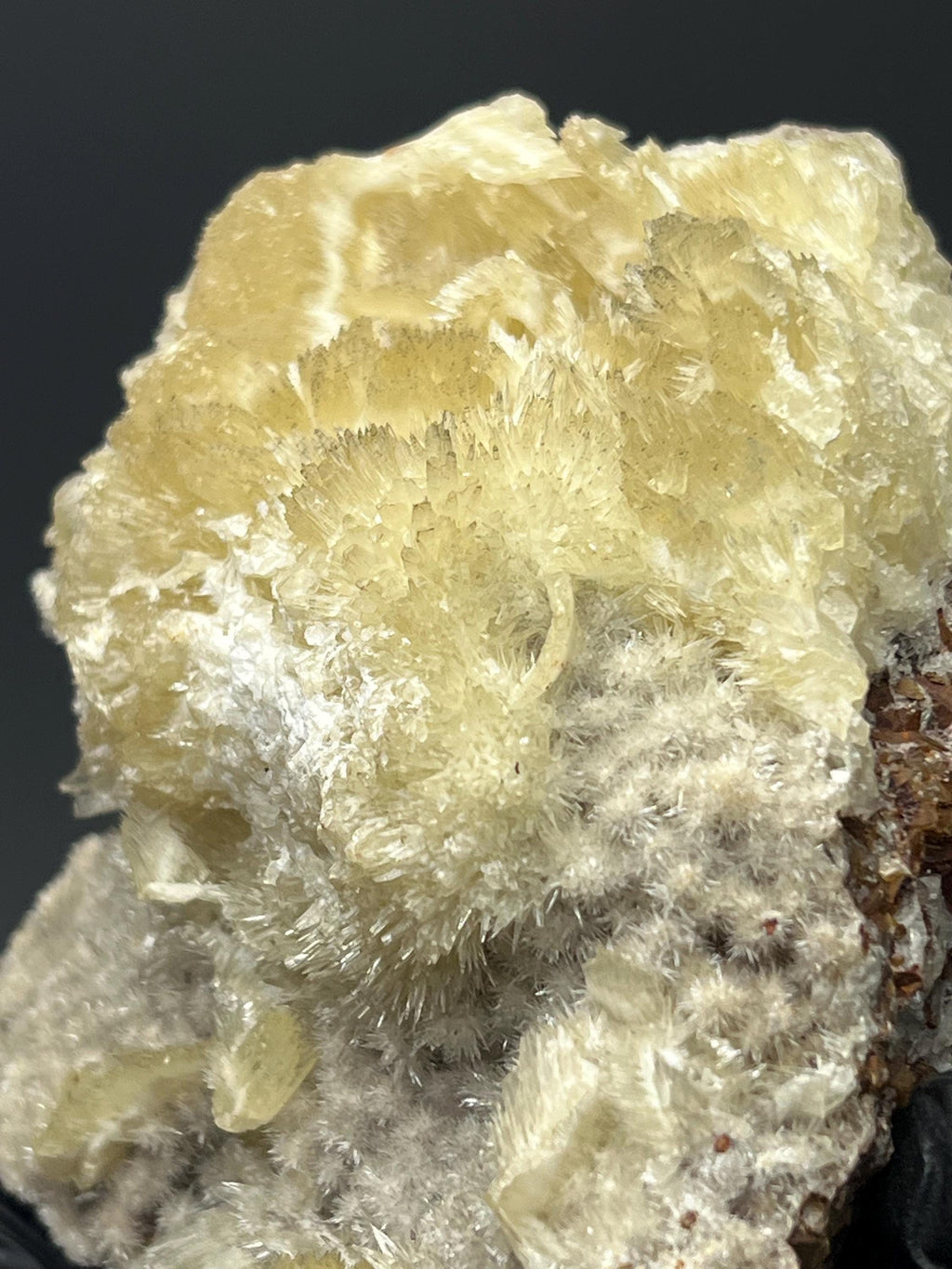Feather Crystal Calcite Specimen - Crystal Gemstone AE 