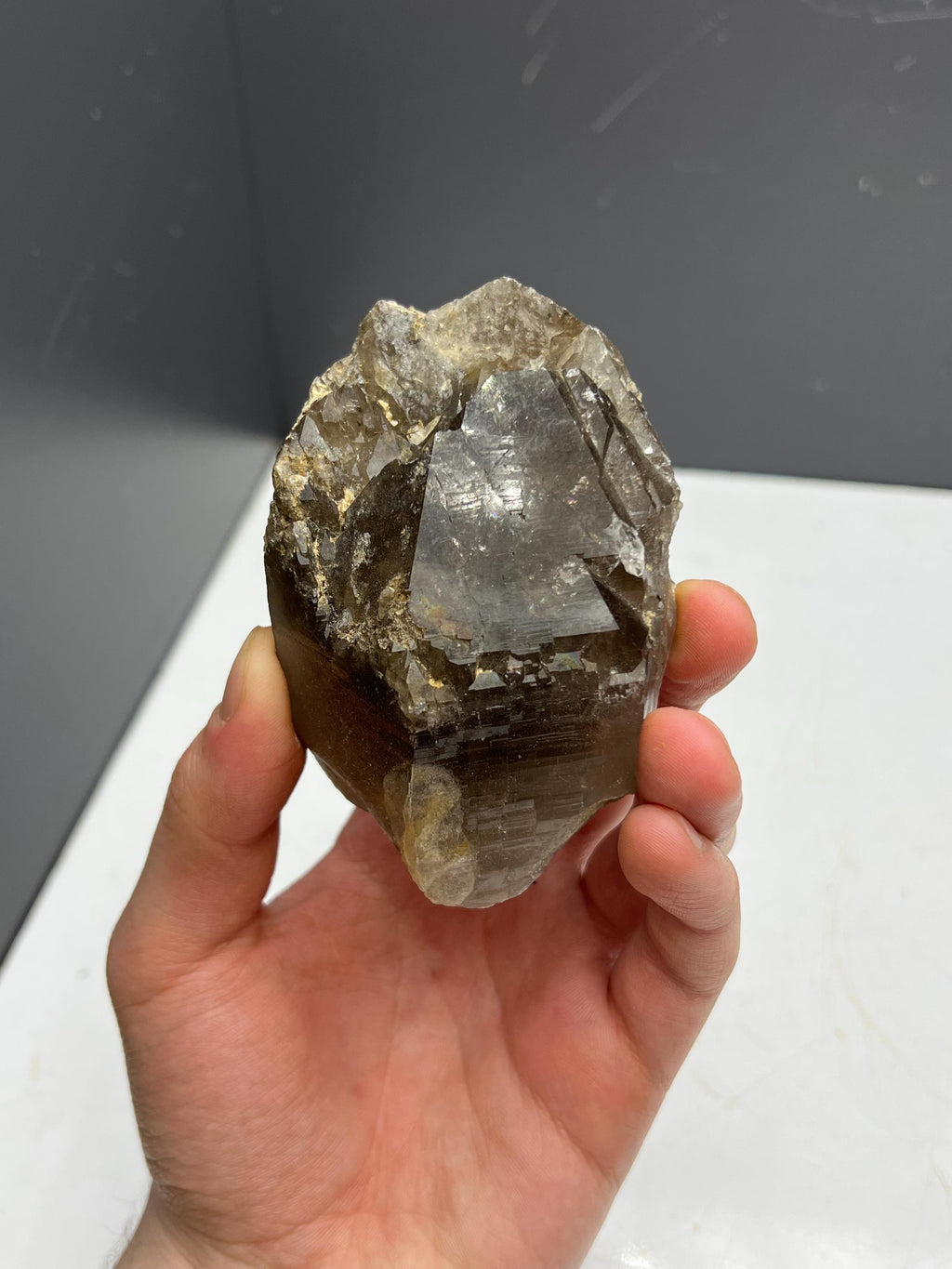 Colored Alloy Elestial Smoky Quartz - Crystal Gemstone AE 