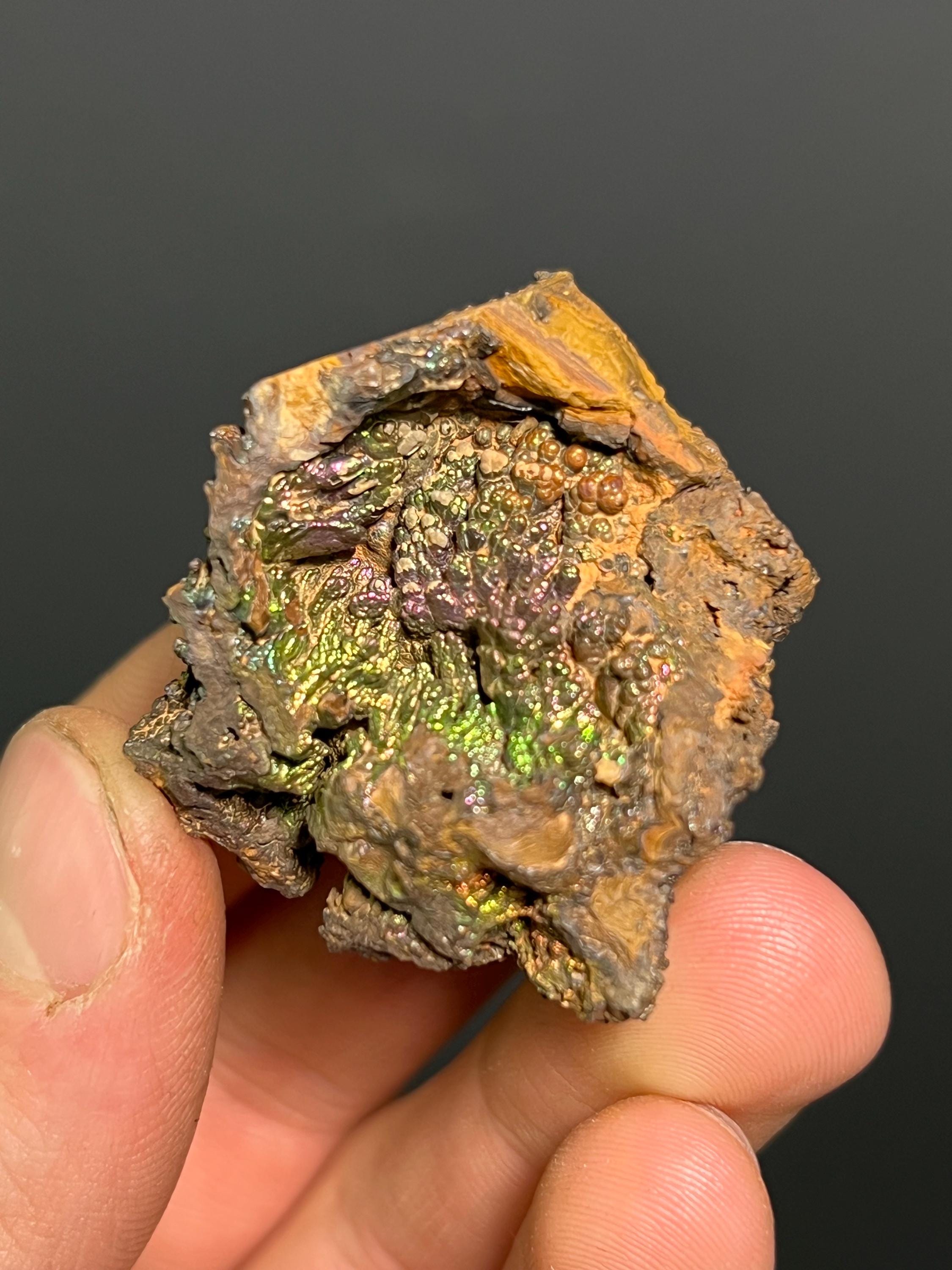 Iridescent Goethite - Turkey - Crystal Gemstone AE 