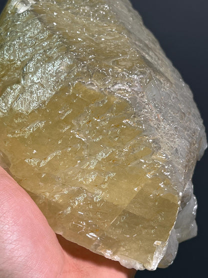Yellow Crystal Calcite Specimen