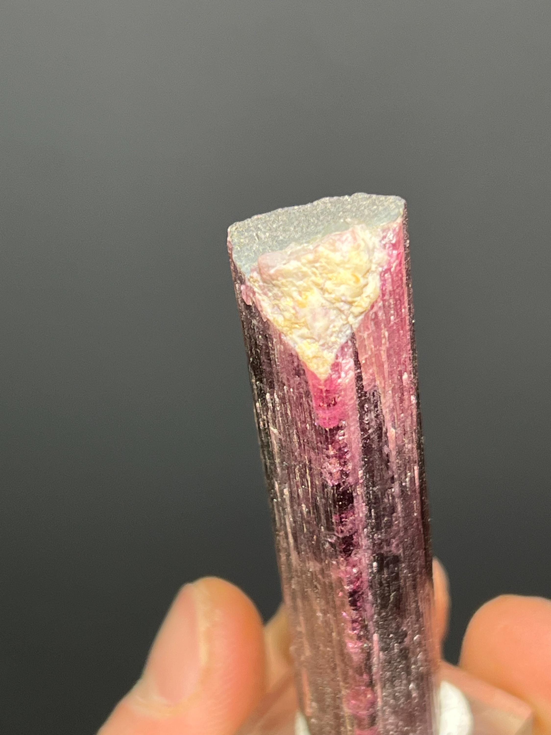 Special Elbaite Tourmaline Specimen - Crystal Gemstone AE 