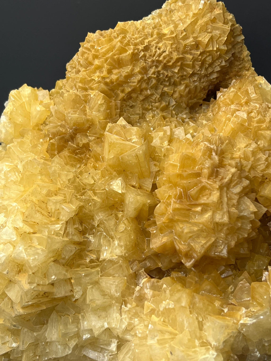 Extra Large Orange Crystal Calcite Specimen - Crystal Gemstone AE 