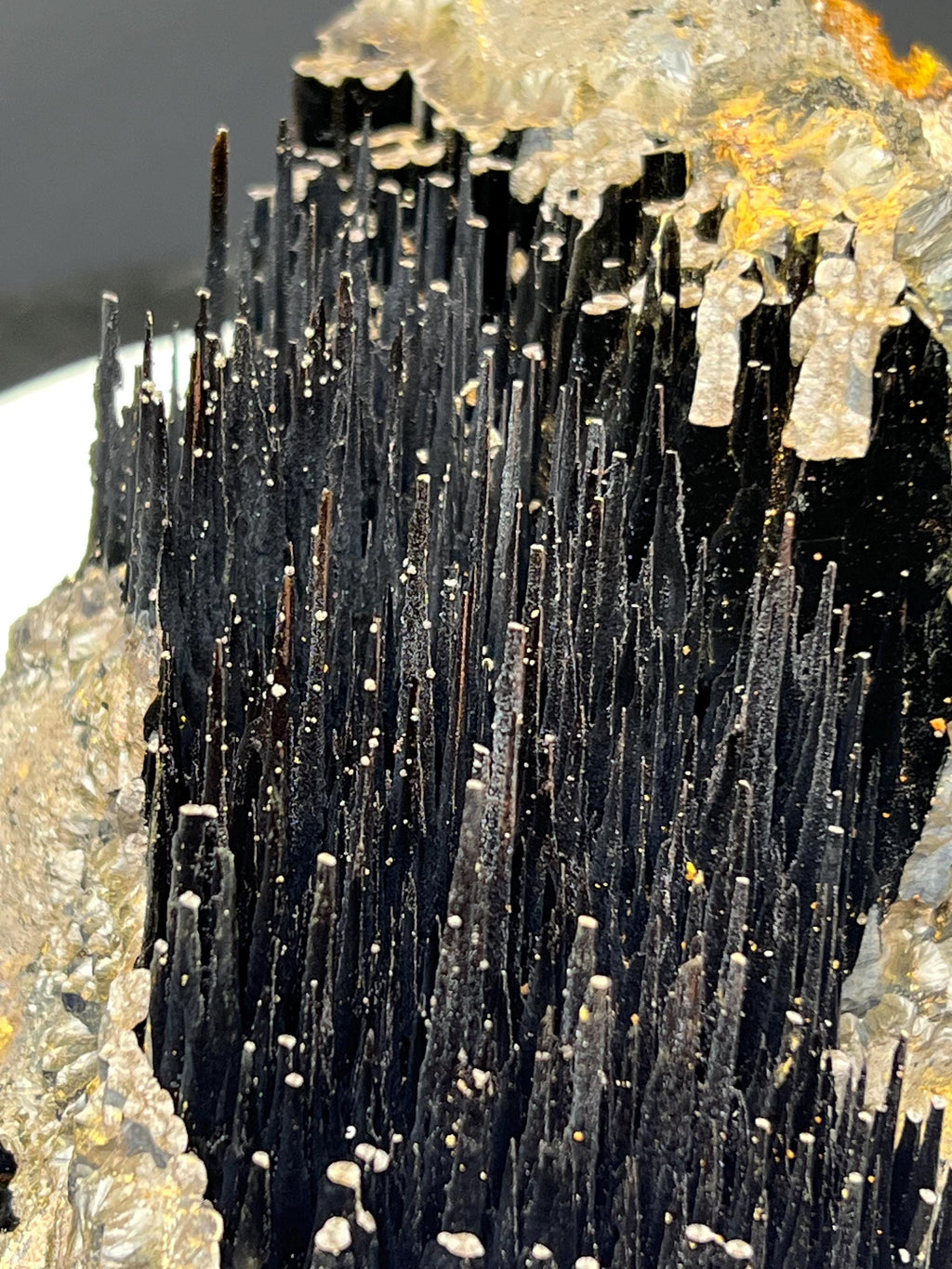 Museum Grade, Velvet Function Stalactite Goethtie, For Special Collection - Crystal Gemstone AE 