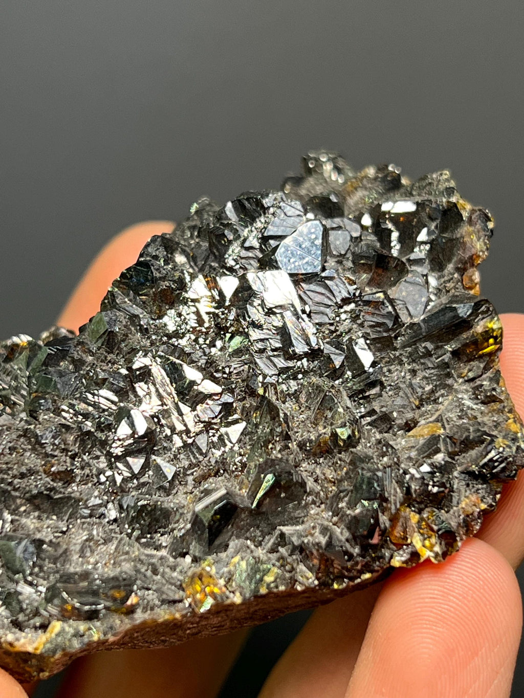 Special Piece! Dark Red Colors Alloy Sphalerite Specimen - China - Crystal Gemstone AE 