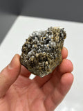 Very Showy, Crystal calcite on stalactite hematite, From Turkey - Crystal Gemstone AE 