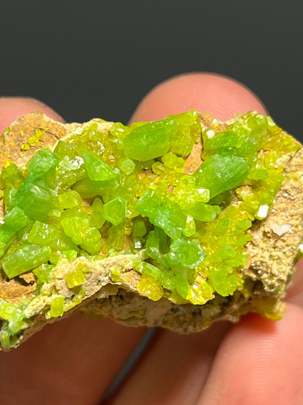 Very Special Pyromorphite Specimen, 38gram - Crystal Gemstone AE 