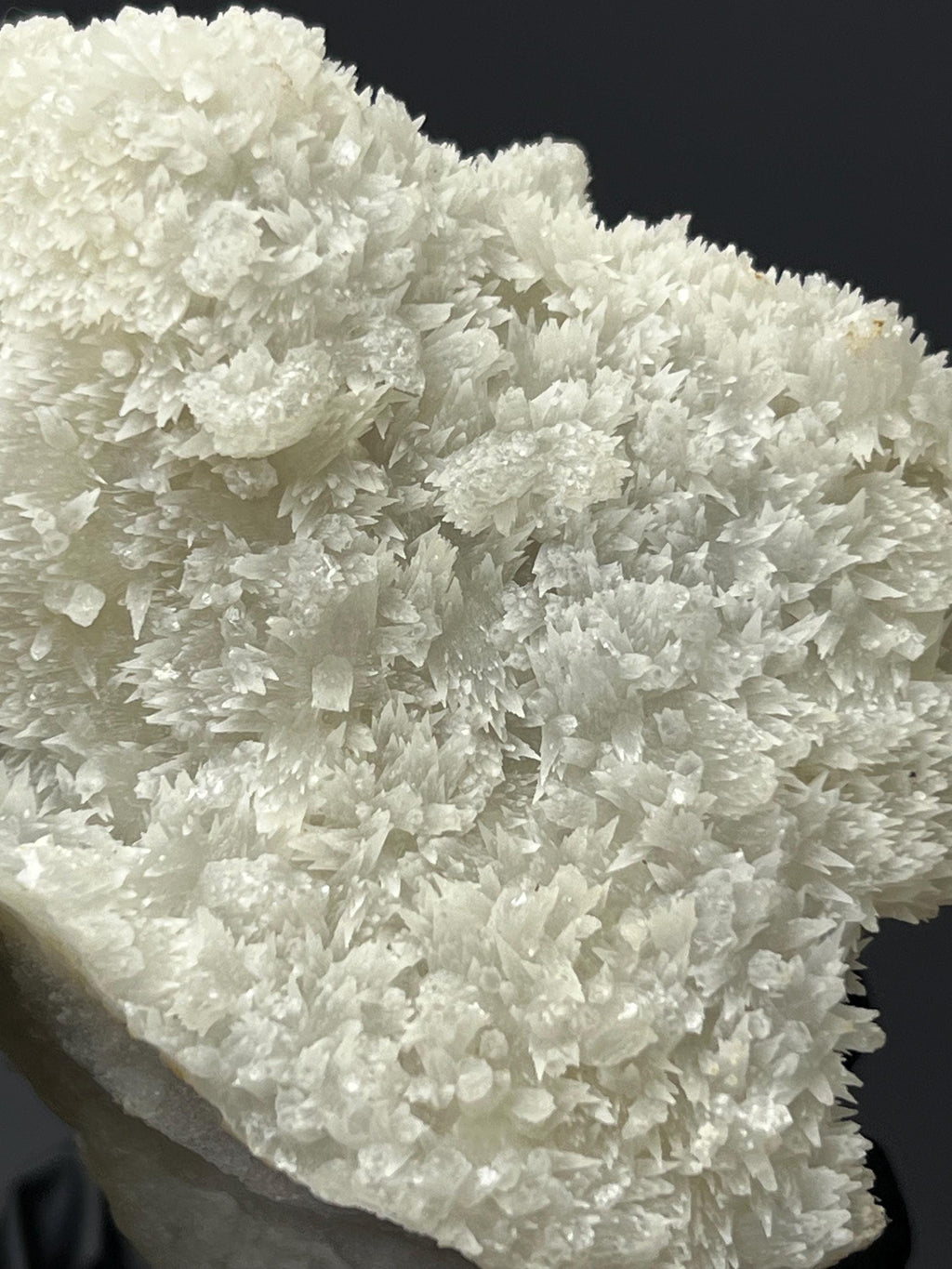 Snow Calcite With Crystal Quartz - Crystal Gemstone AE 