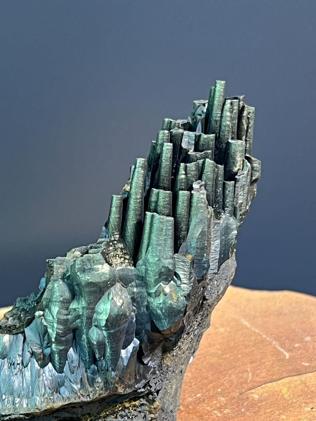 "Museum Grade" Golden Color Stalactite Goethite - Crystal Gemstone AE 