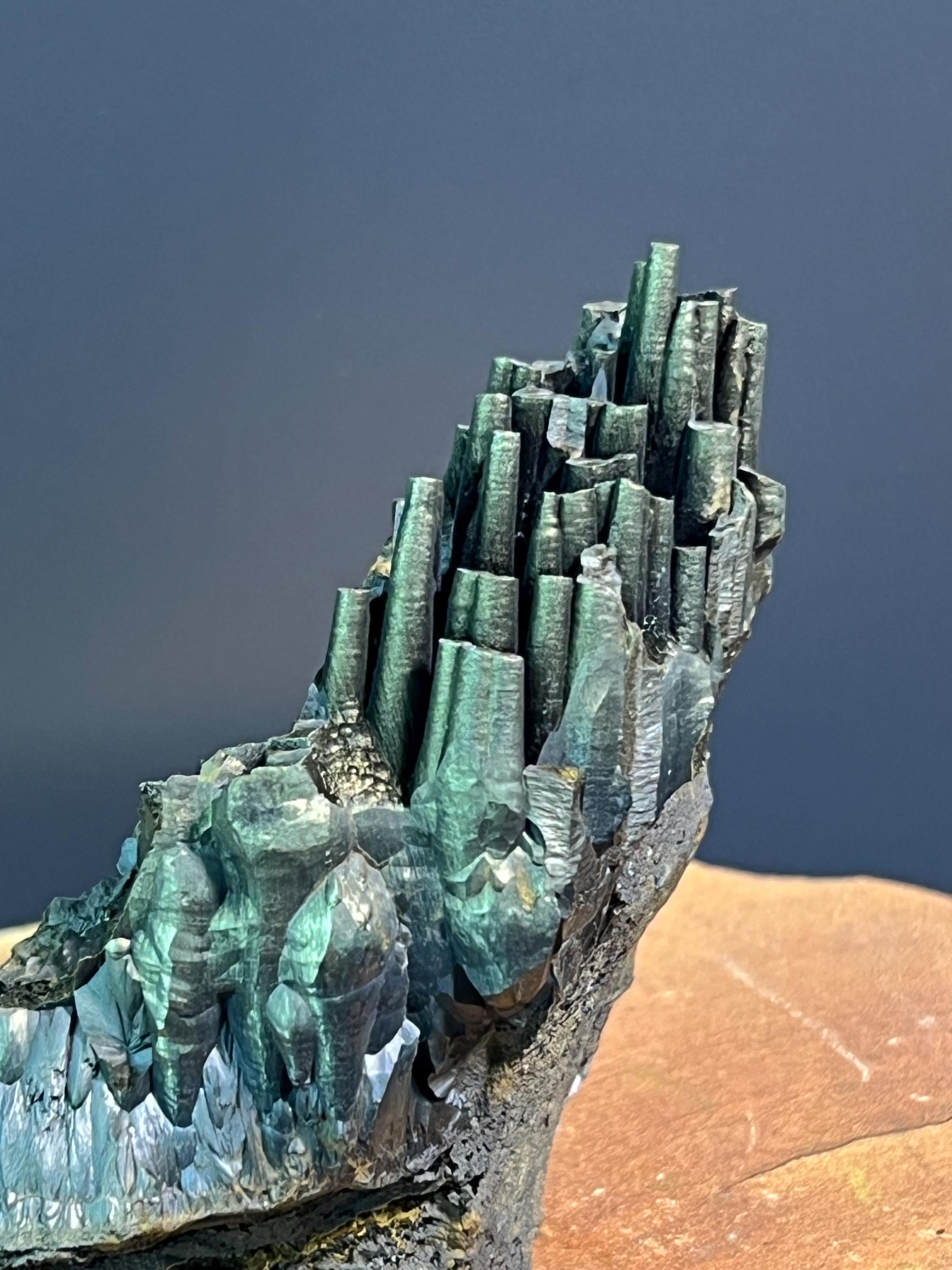 "Museum Grade" Golden Color Stalactite Goethite - Crystal Gemstone AE 