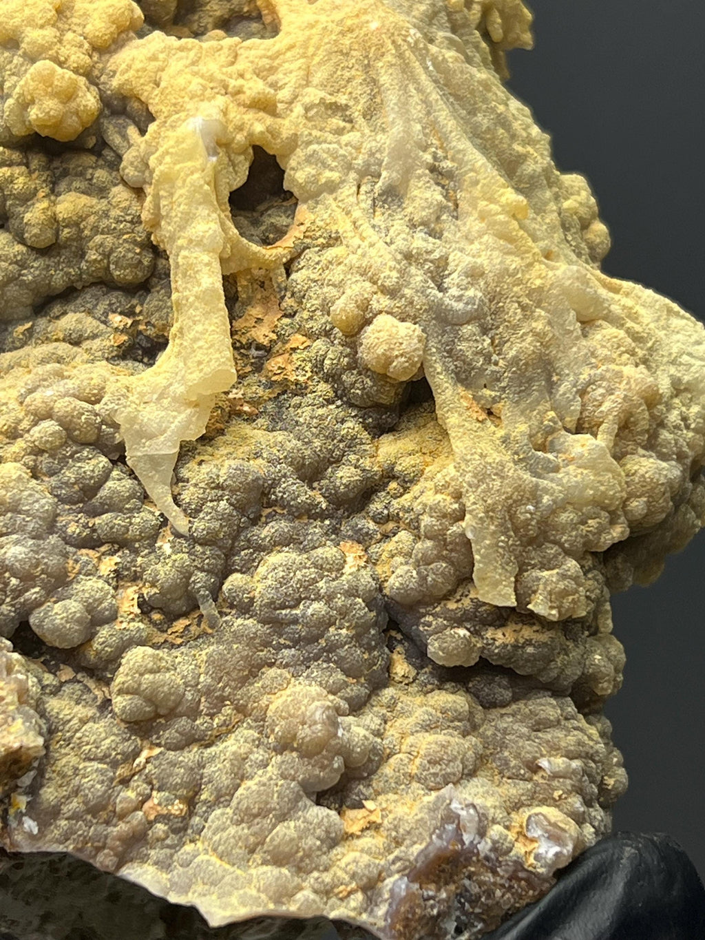 Botryoidal And Small Stalactite Formation Chalcedony Specimen - Crystal Gemstone AE 