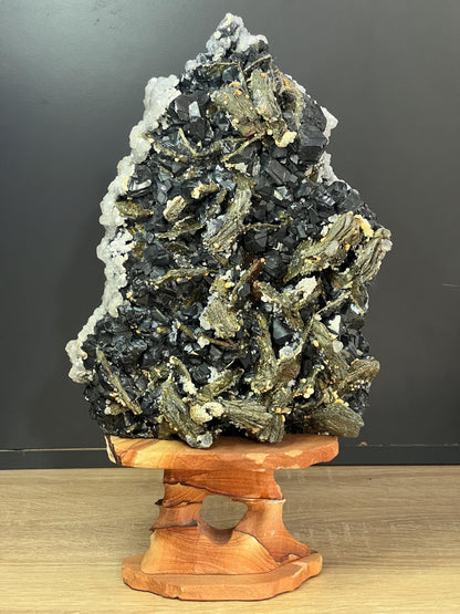 Kosovo Mineral Specimen: Tetrahedrite, Sphalerite, Chalcopyrite, Quartz - Crystal Gemstone AE 