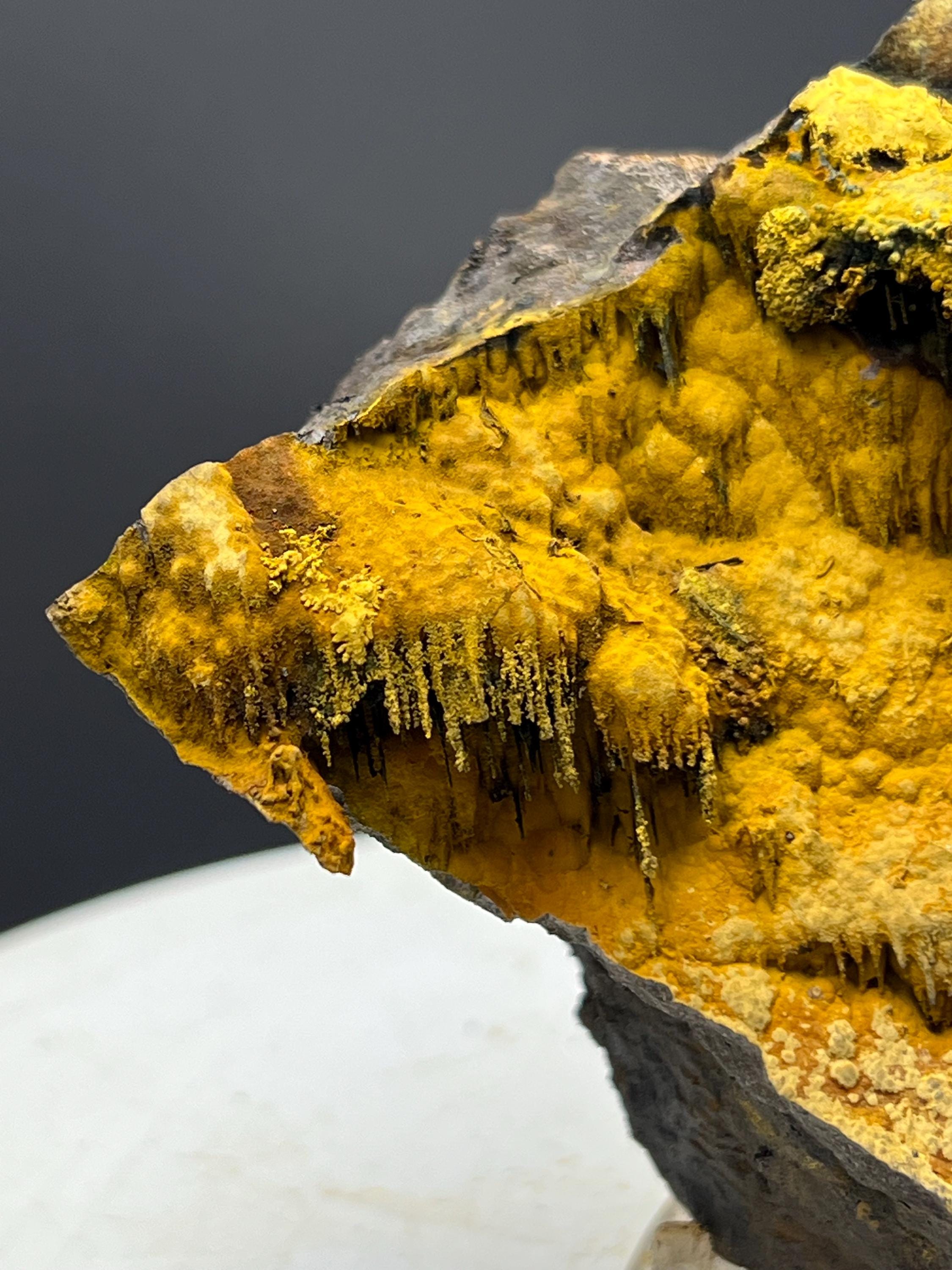 Very Special, Limonite With Botryoidal And Stalactite Formation Goethite - Crystal Gemstone AE 