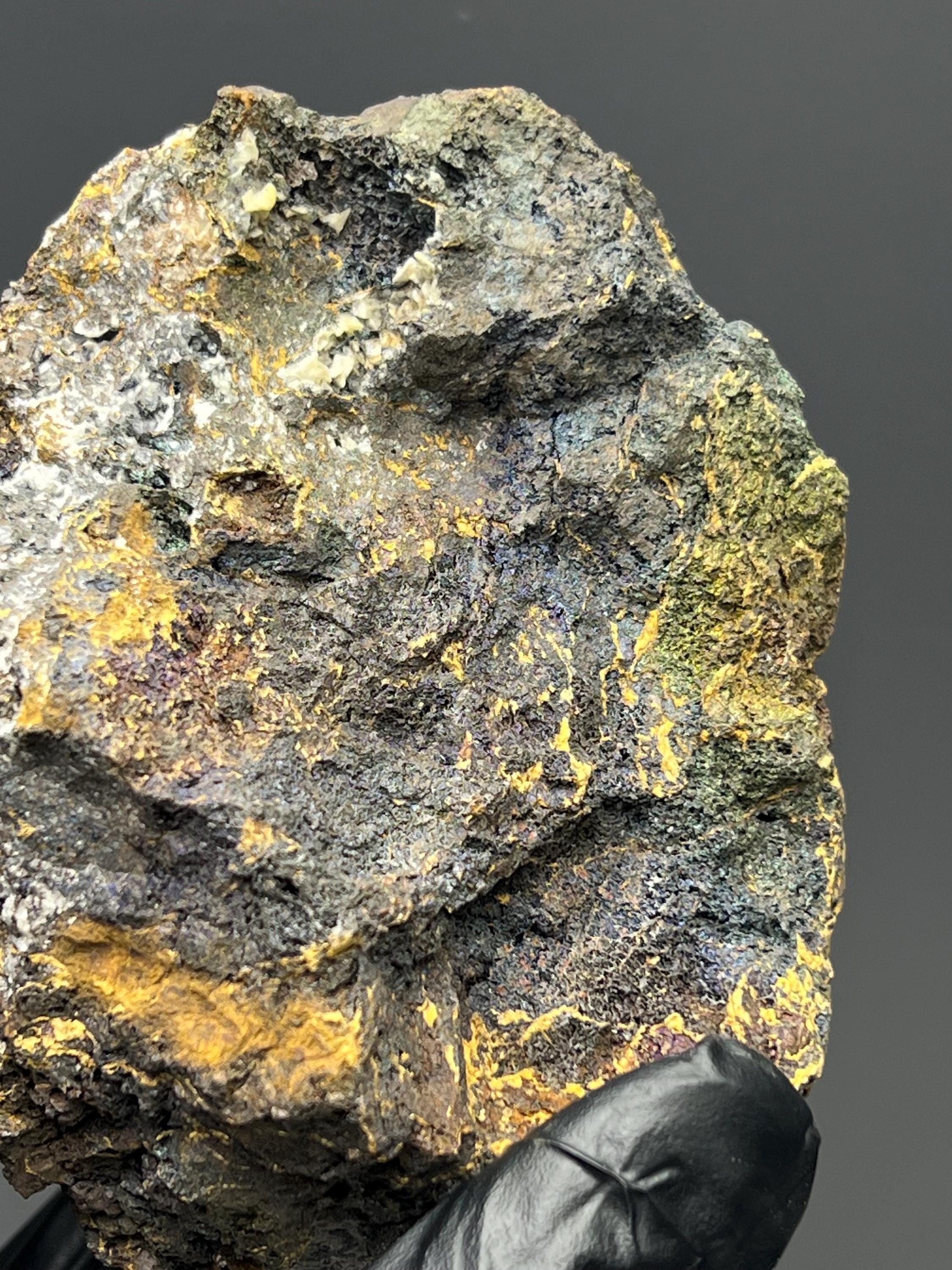 Natural Colourful Iridescent Goethite - Crystal Gemstone AE 