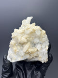 Snow Crystal Calcite With Crystal Quartz - Crystal Gemstone AE 