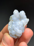 Blue Chalcedony Specimen - Crystal Gemstone AE 