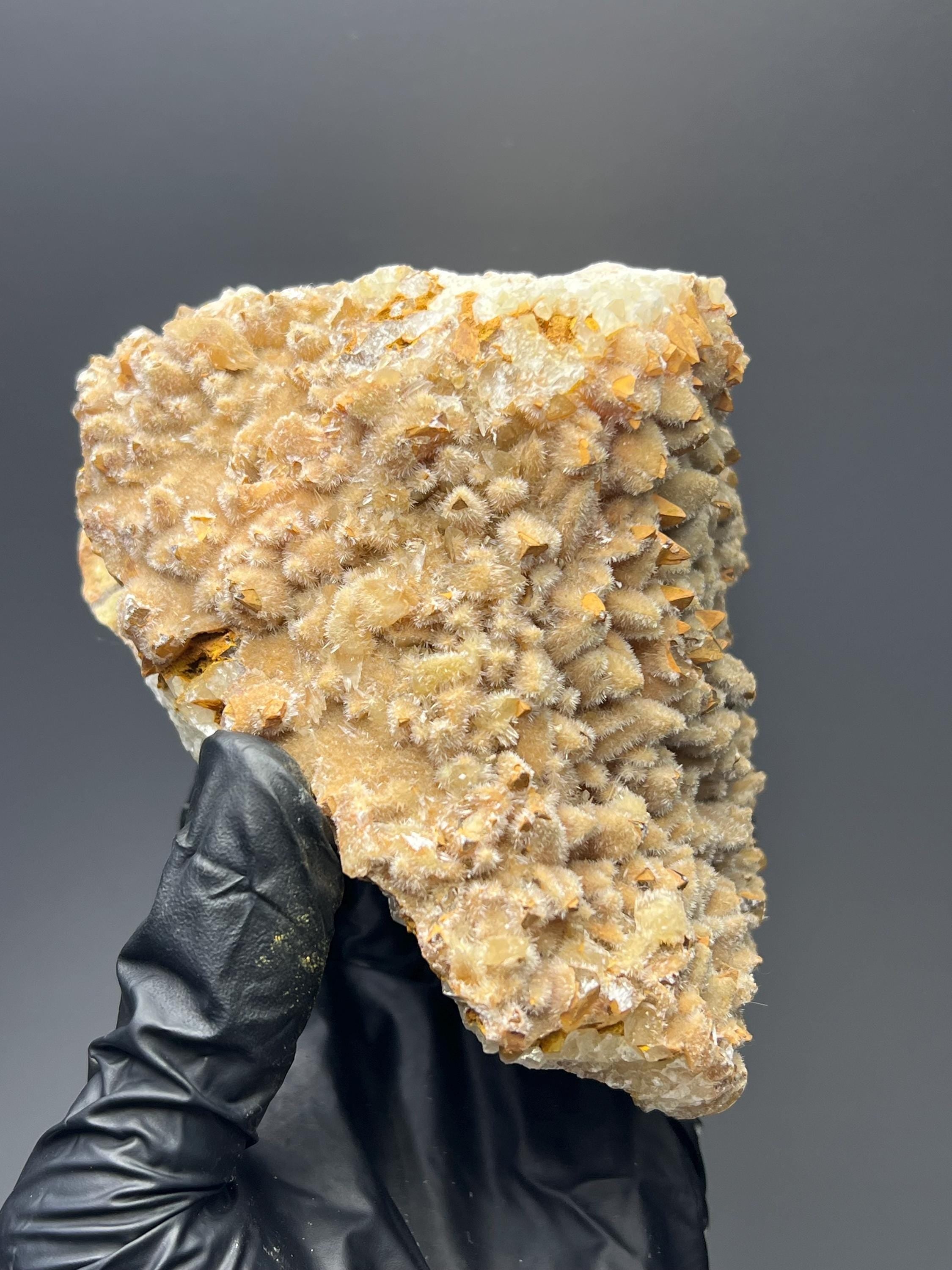 Feather Crystal Calcite Specimen - Crystal Gemstone AE 