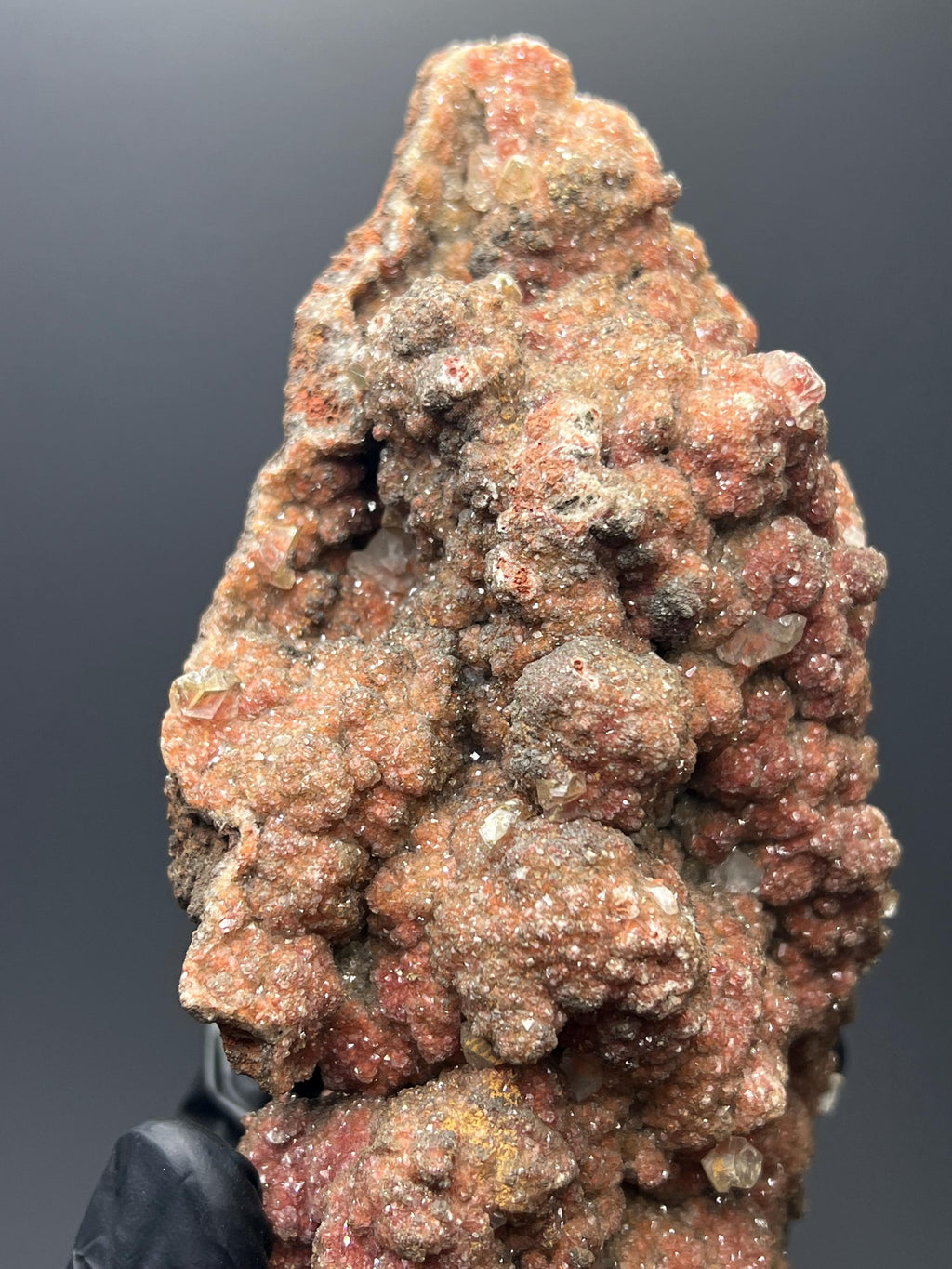 Druzy Red Crystal Calcite - Crystal Gemstone AE 