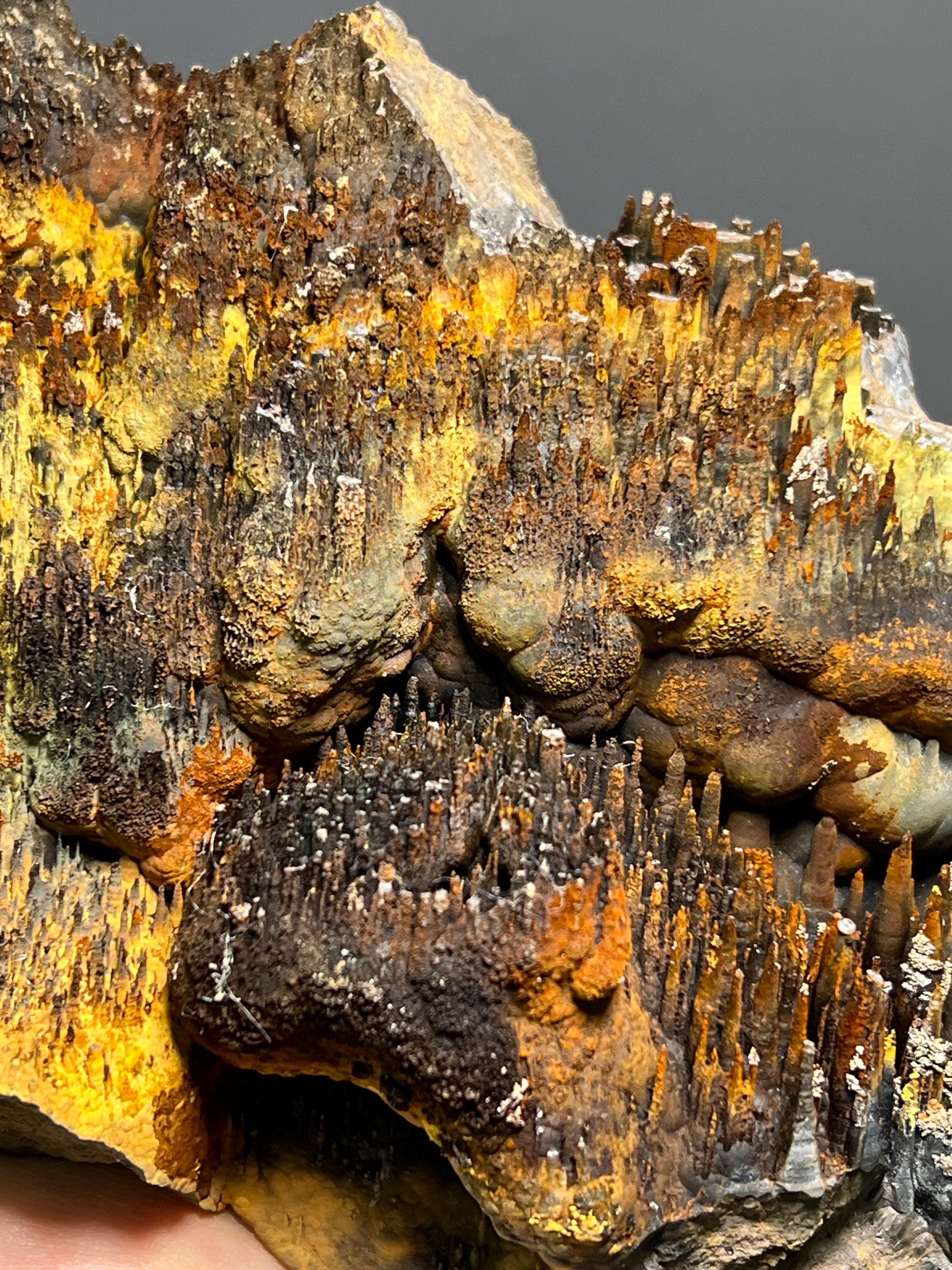 Museum Grade, Special Limonite On Stalactite Goethite, 3kg - Crystal Gemstone AE 