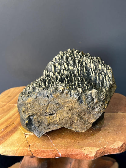 Museum Grade, Very Special Golden Color Stalactite Goethite Specimen, For Special Collection - Crystal Gemstone AE 