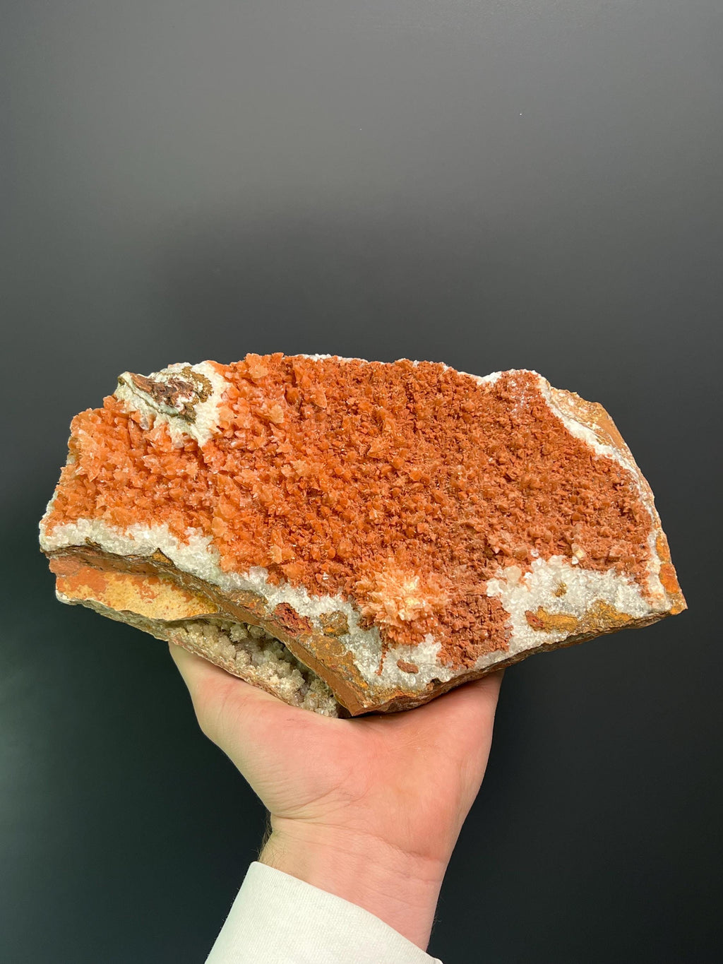 Museum Grade, Orange Crystal Calcite Specimen, 2,2kg - Crystal Gemstone AE 