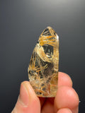 Golden Rutile Hematite Quartz Specimen, Natural Crystal from Brazil - Crystal Gemstone AE 